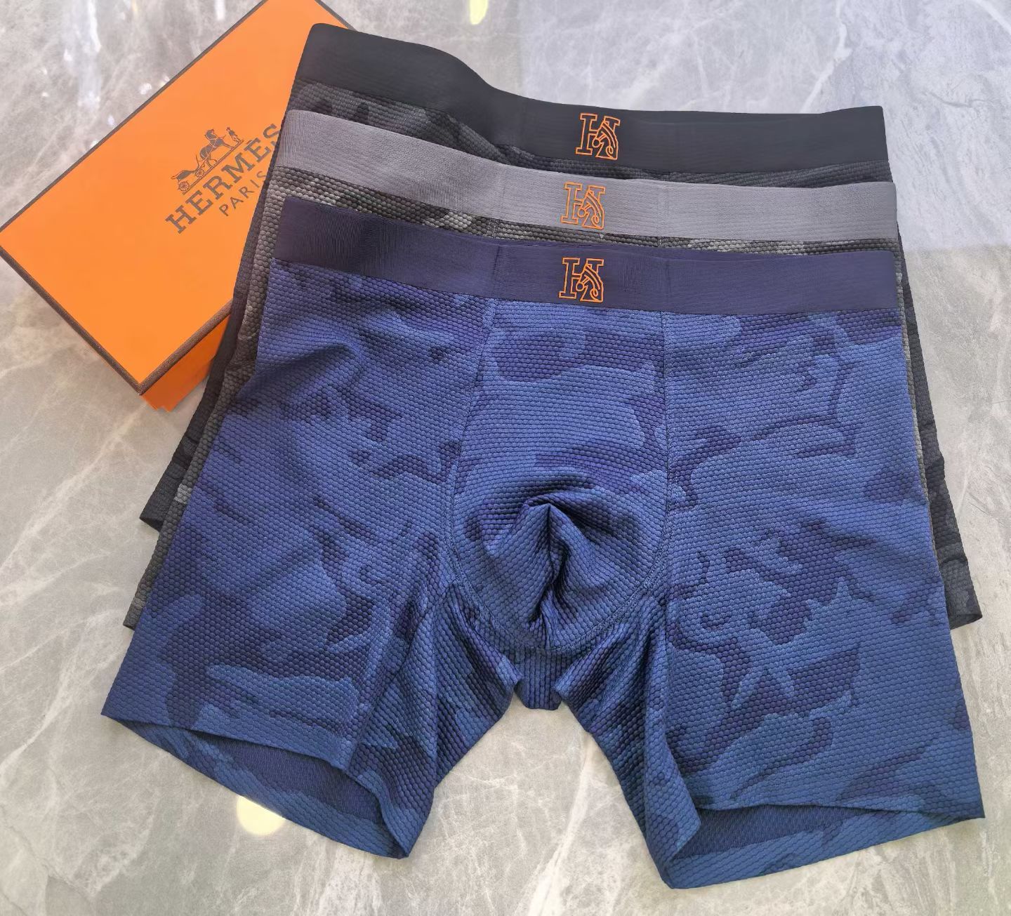 Hermès Cavaluxe Briefs – Camouflage Emblem Edition