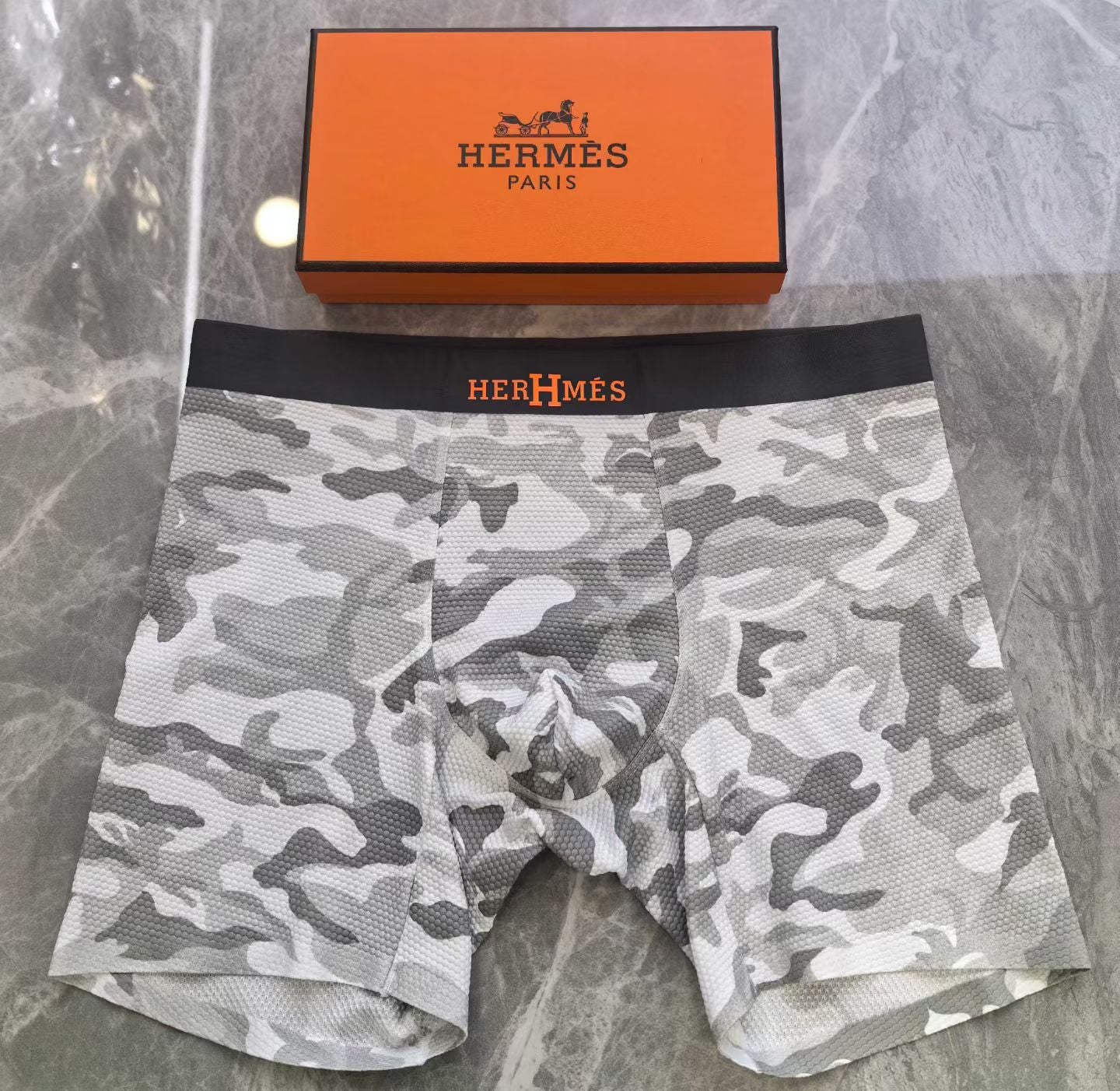 Hermès EquiBand Briefs – Carriage Crest Edition