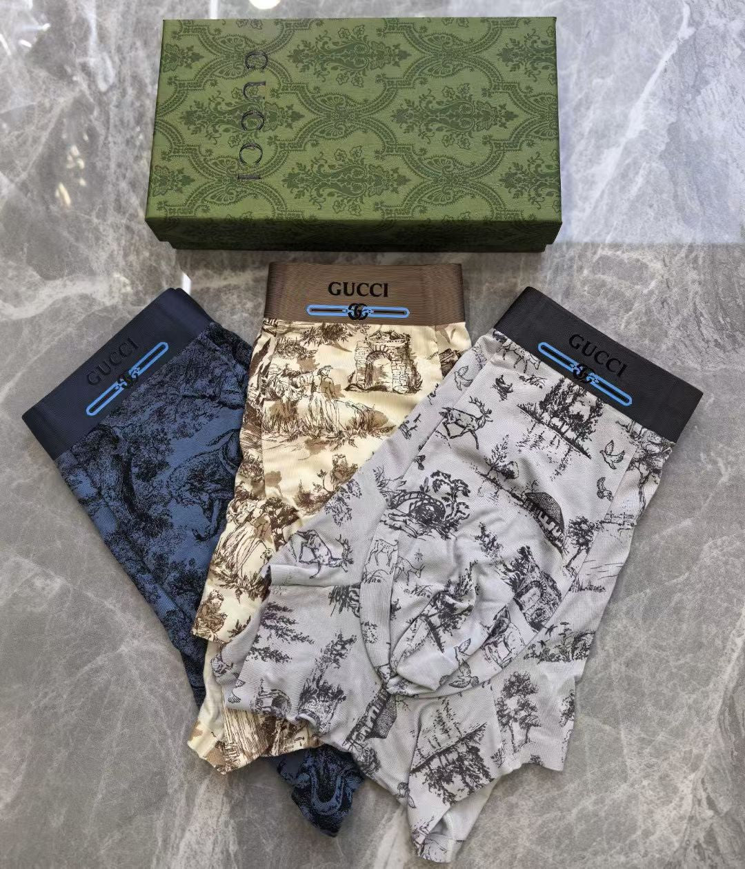 Gucci ToileVista Briefs – Artisan Scene Edition