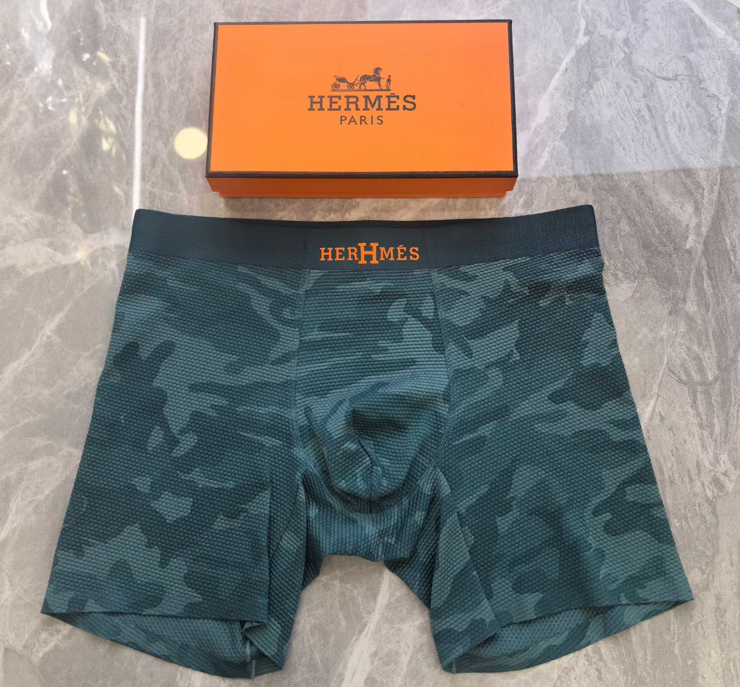 Hermès EquiBand Briefs – Carriage Crest Edition