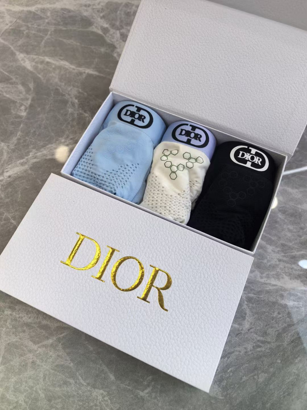 Dior HexaForm Briefs – Signature Texture Edition