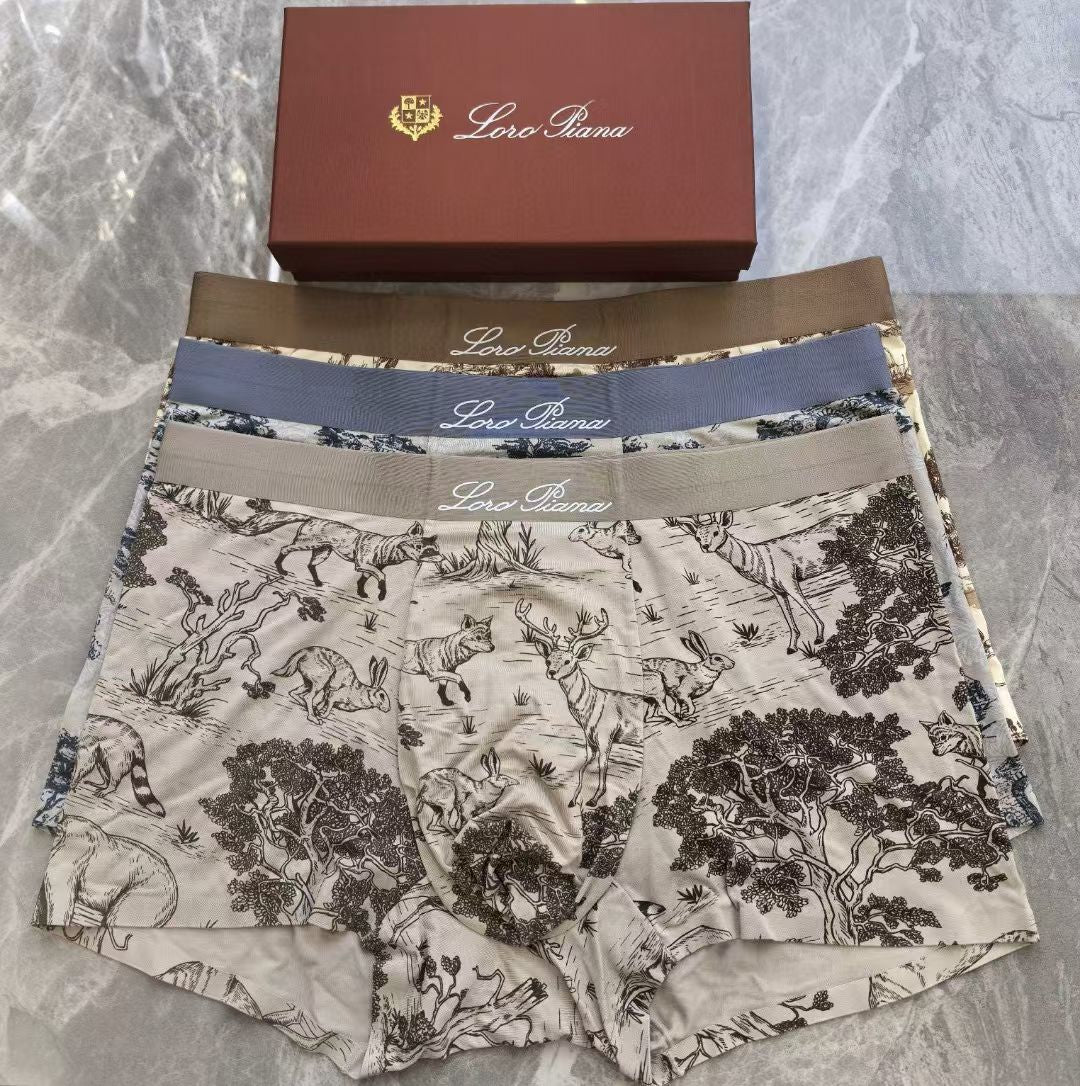Loro Piana ToileVerde Briefs – Nature Etching Edition