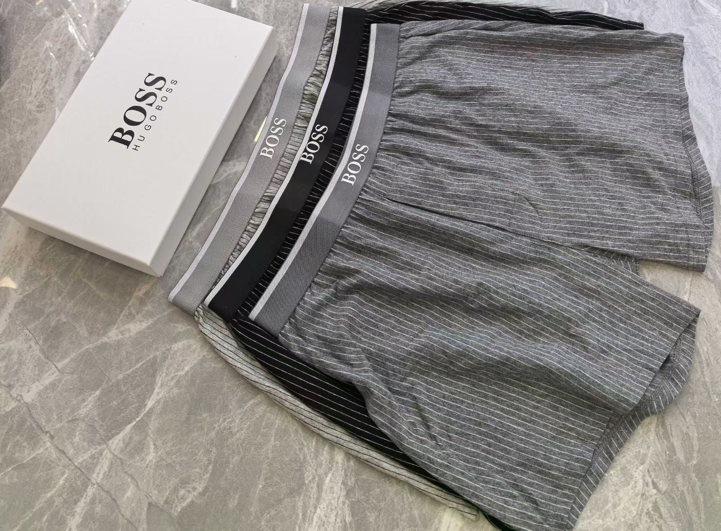 Hugo Boss StripeForm Briefs – Monochrome Heritage Edition