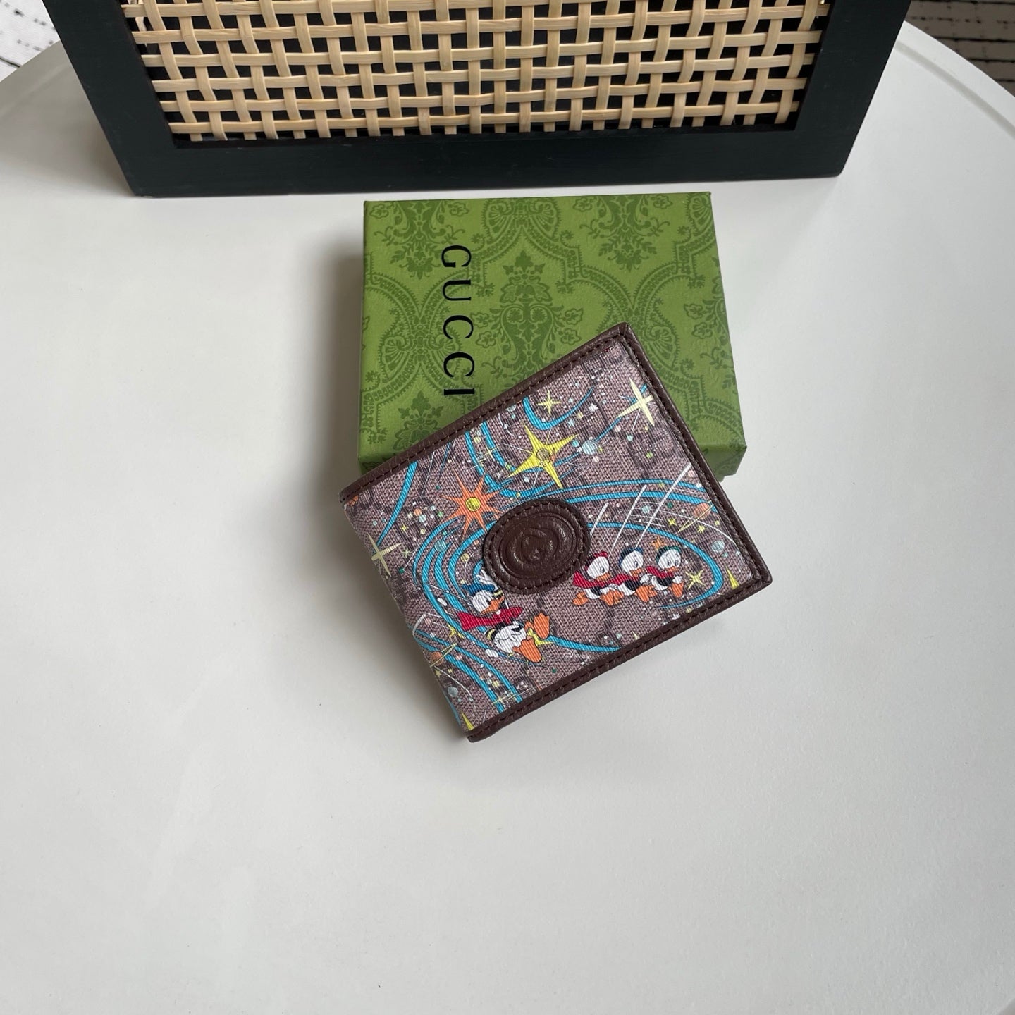 Gucci x Disney Huey, Dewey & Louie Wallet – Cosmic Orbit Edition