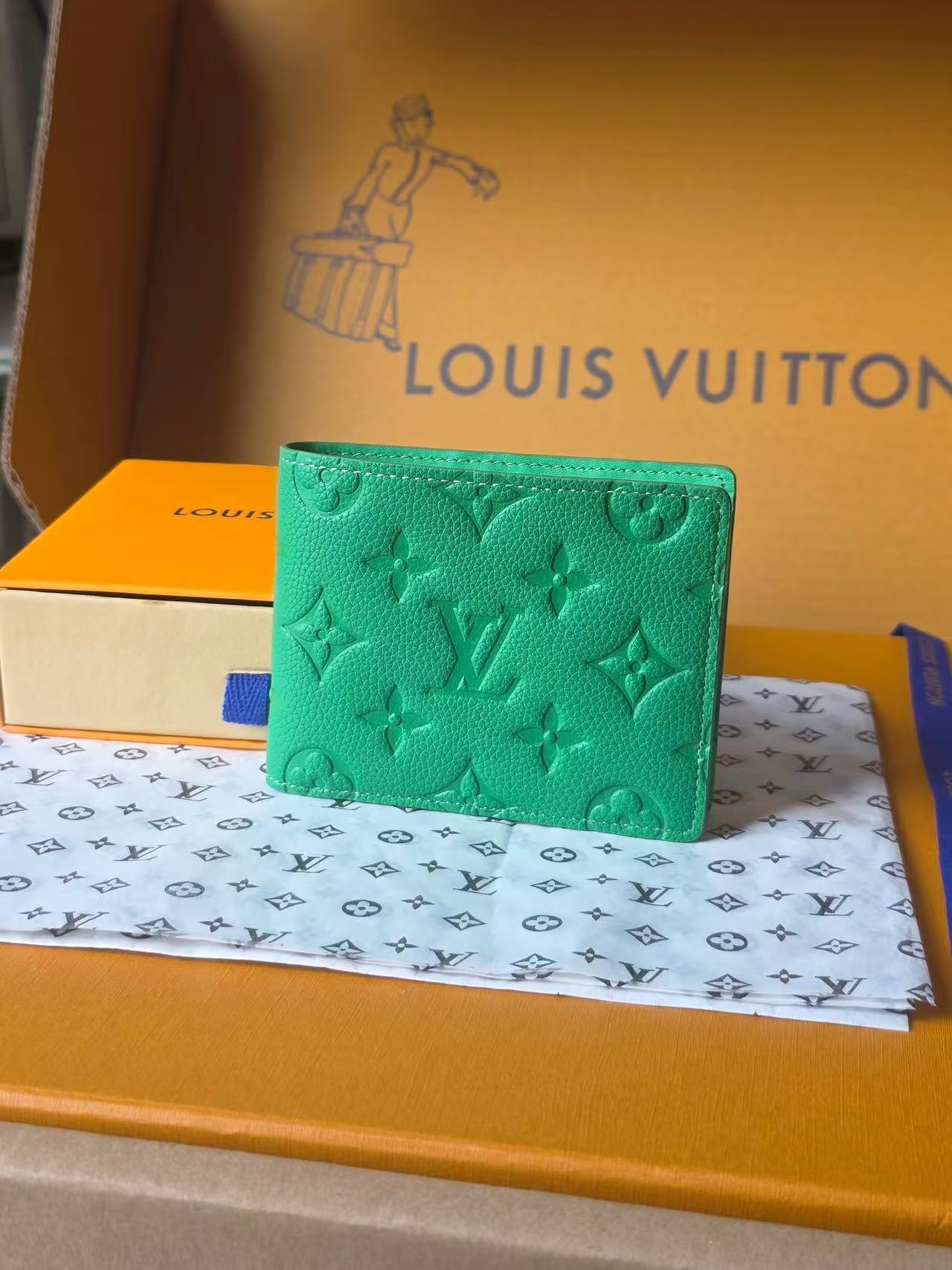 Louis Vuitton Embossed Wallet Collection