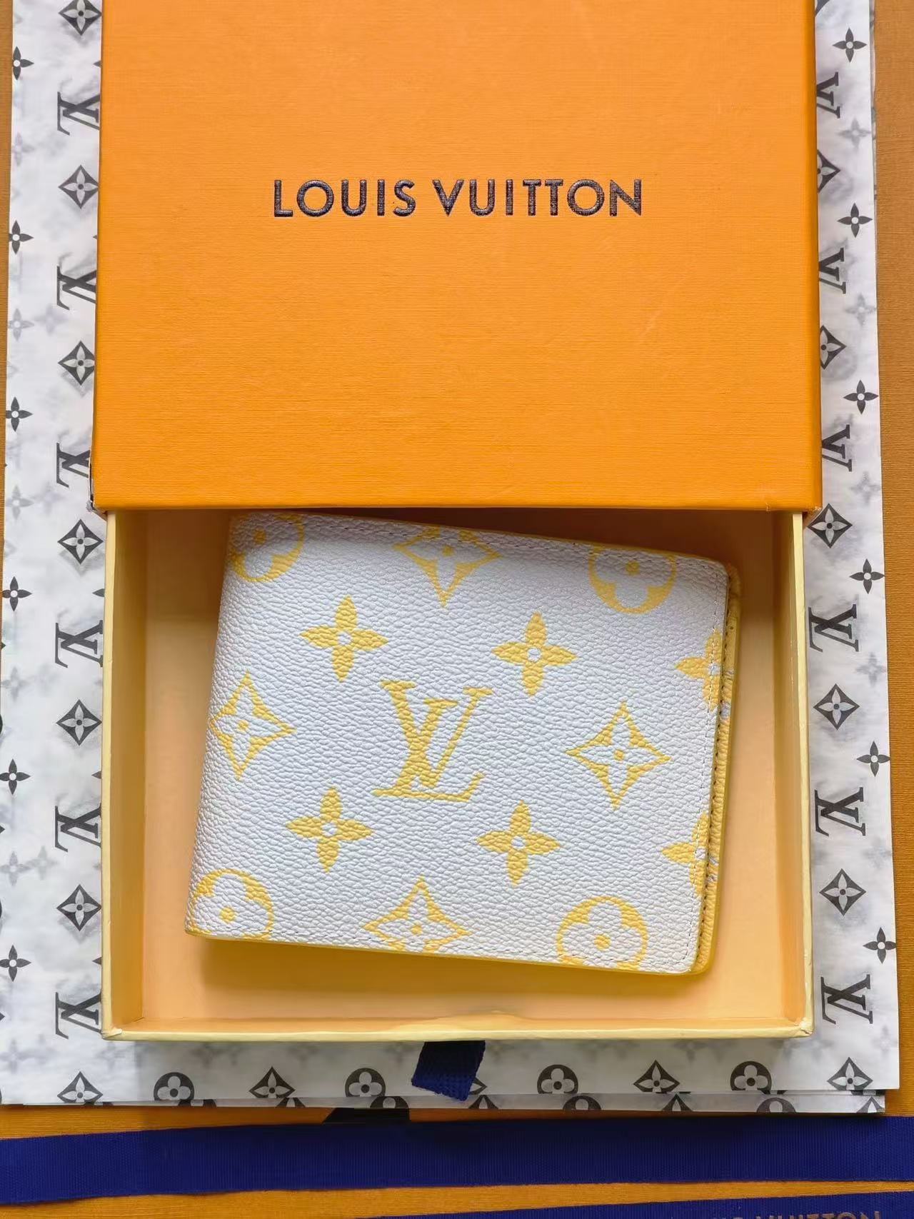 Louis Vuitton Bold Monogram Wallet Collection – Blue & White Editions