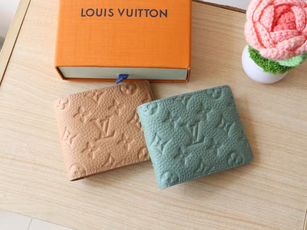 Louis Vuitton Embossed Wallet Collection