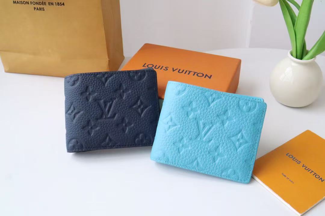 Louis Vuitton Embossed Wallet Collection