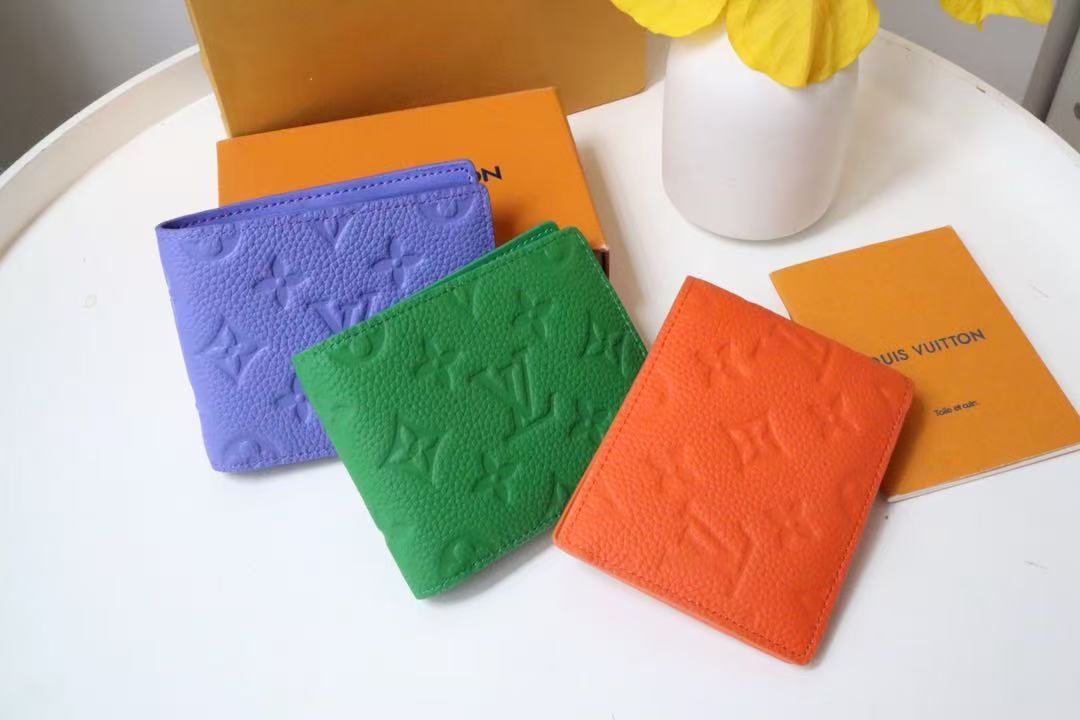 Louis Vuitton Embossed Wallet Collection