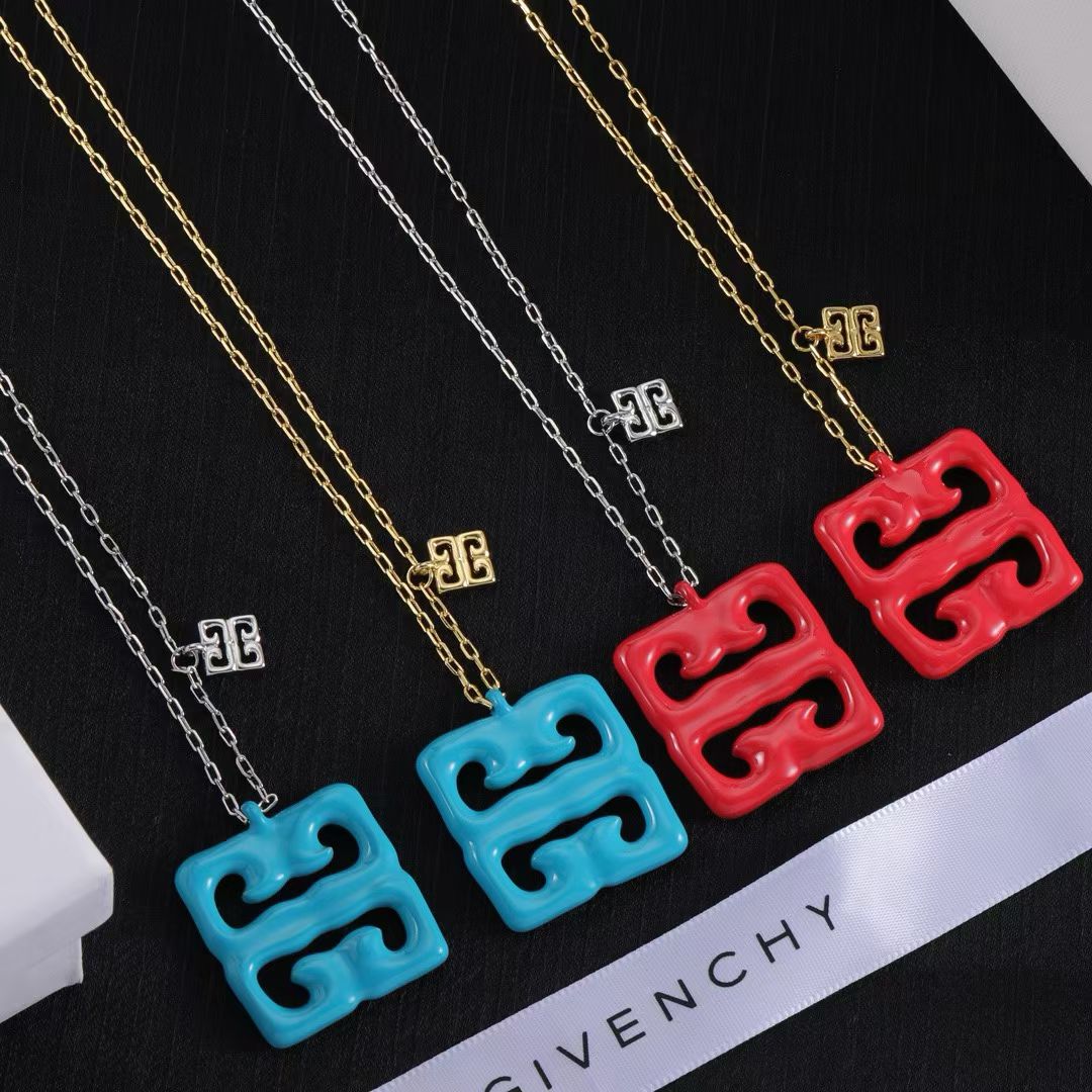 Givenchy Square Pendant Necklace Collection