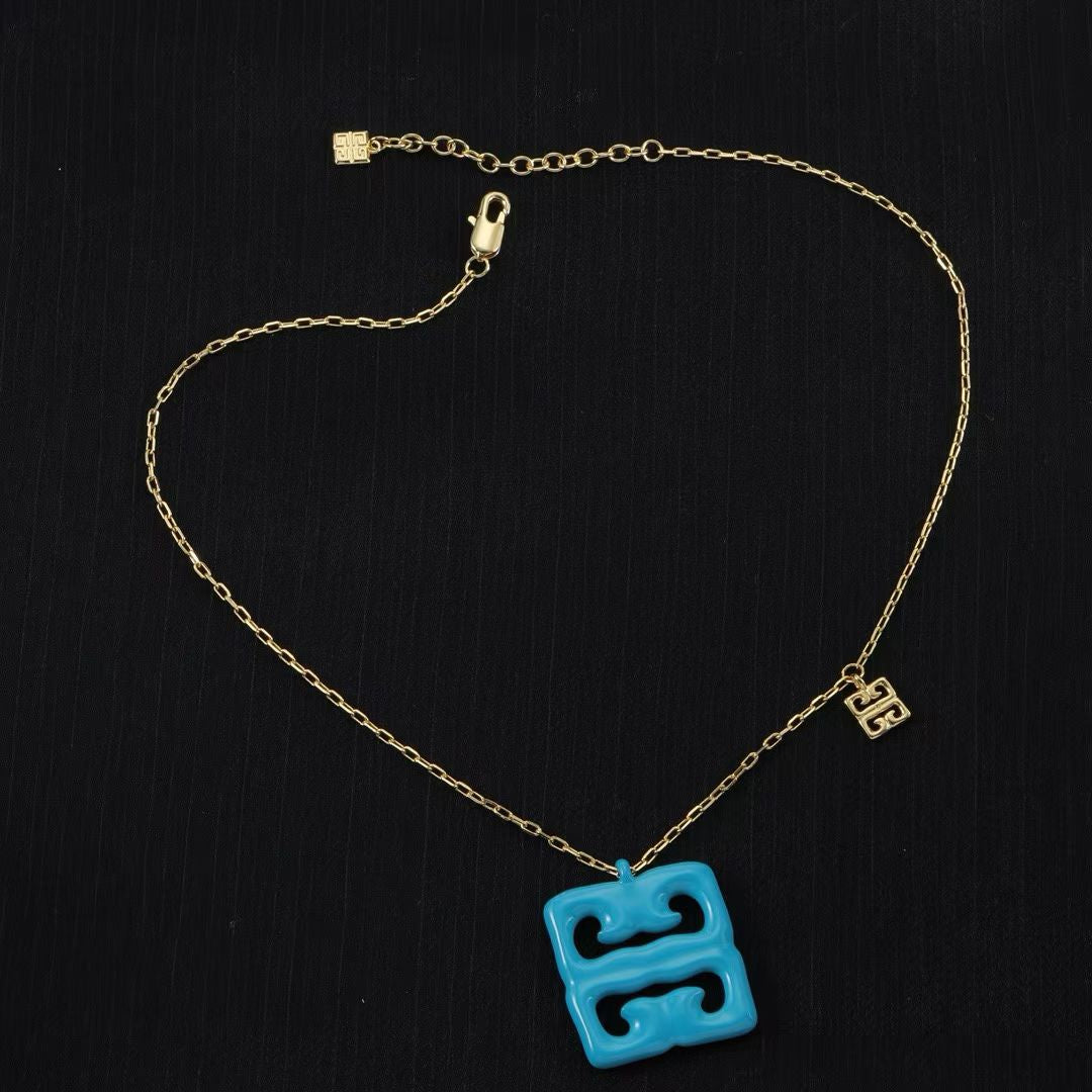 Givenchy Square Pendant Necklace Collection