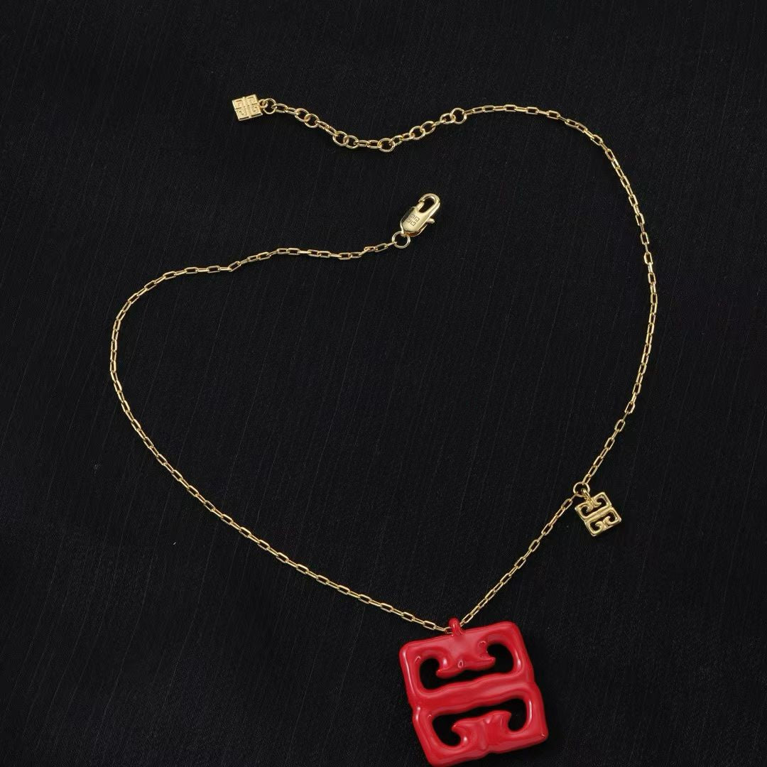 Givenchy Square Pendant Necklace Collection