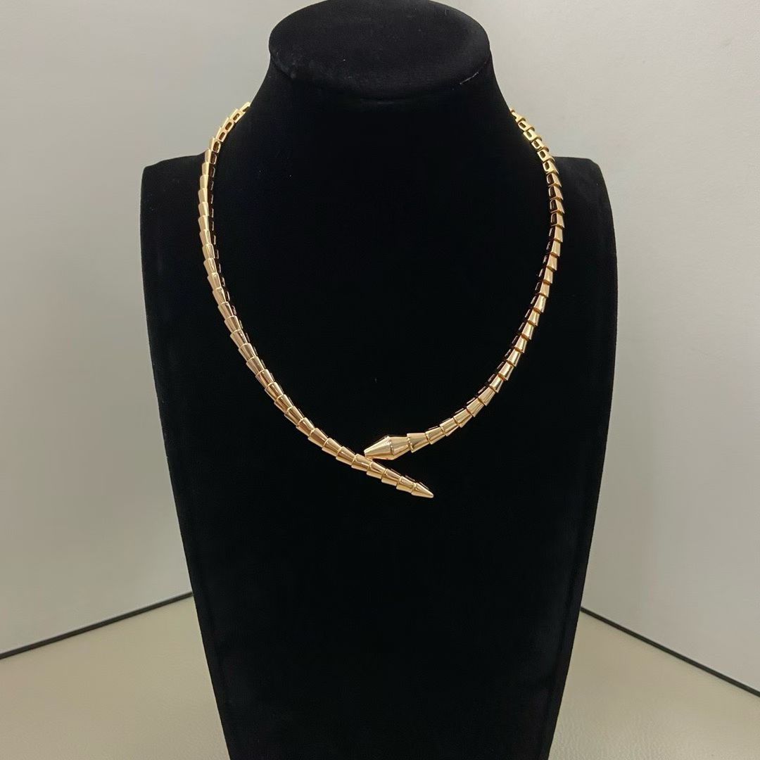 BVLGARI Serpenti Viper Necklace – Gold, Silver, Rose Gold & Mixed Metal