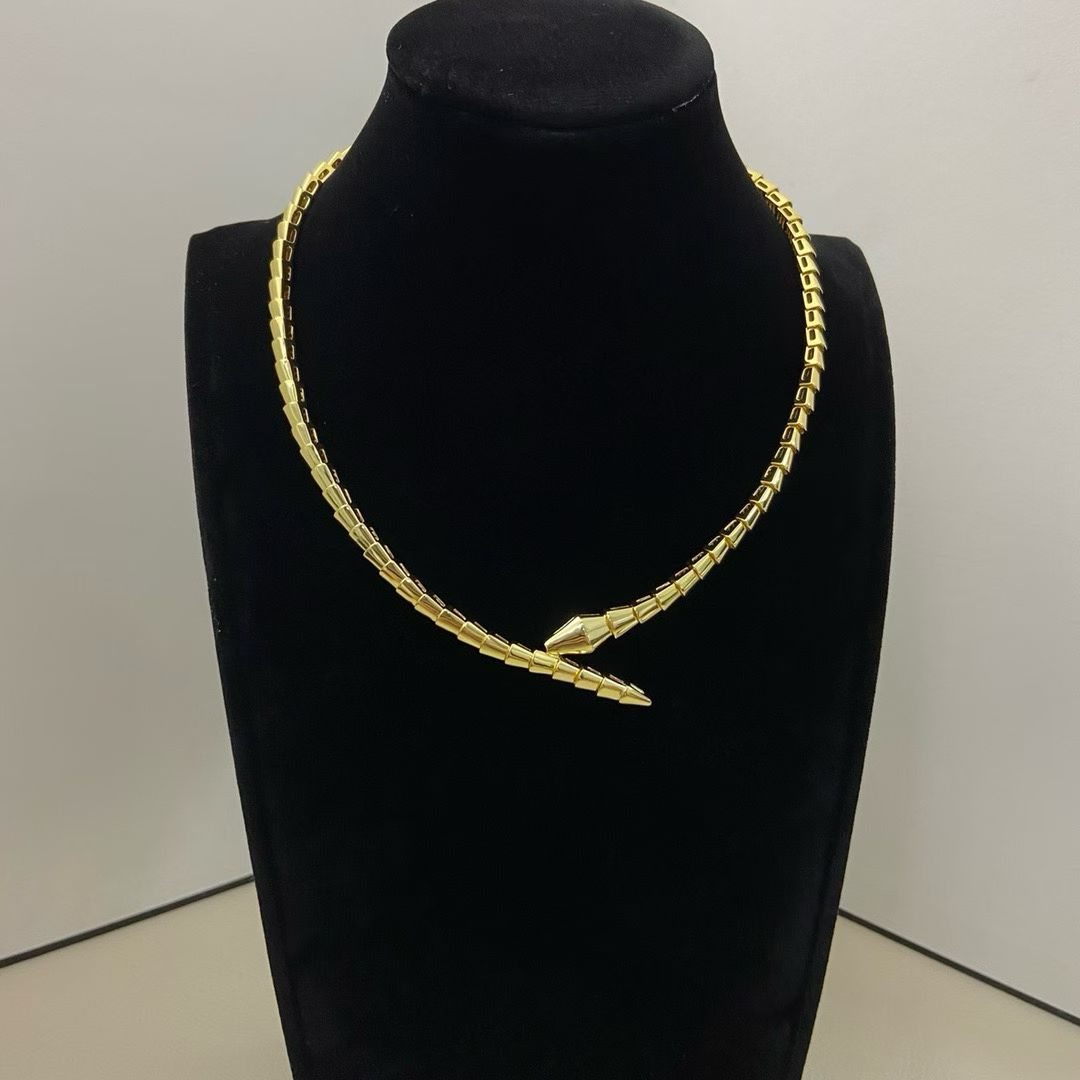 BVLGARI Serpenti Viper Necklace – Gold, Silver, Rose Gold & Mixed Metal