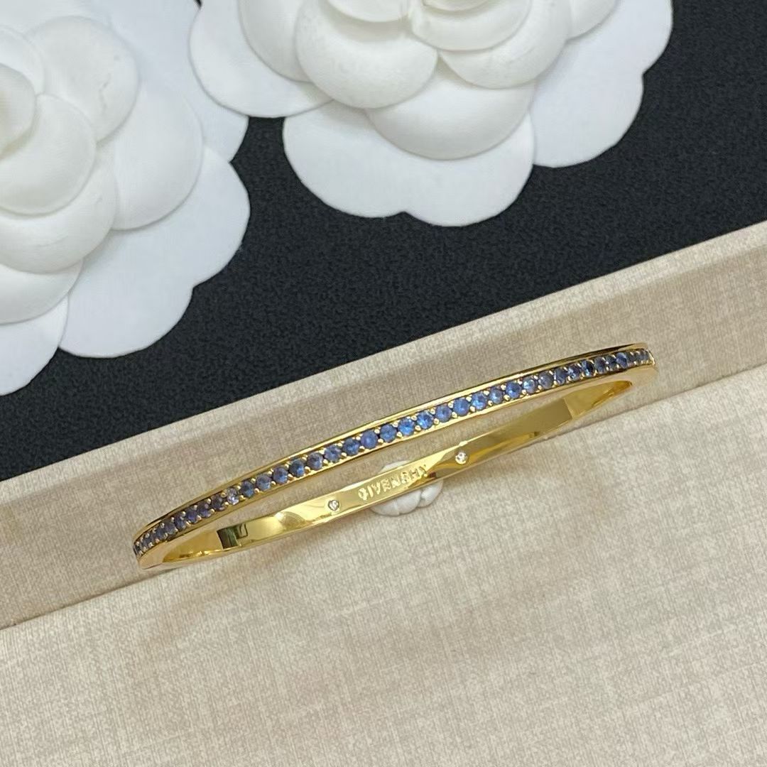Givenchy Gemstone Bangle – Gold, Silver & Rose Gold Variants