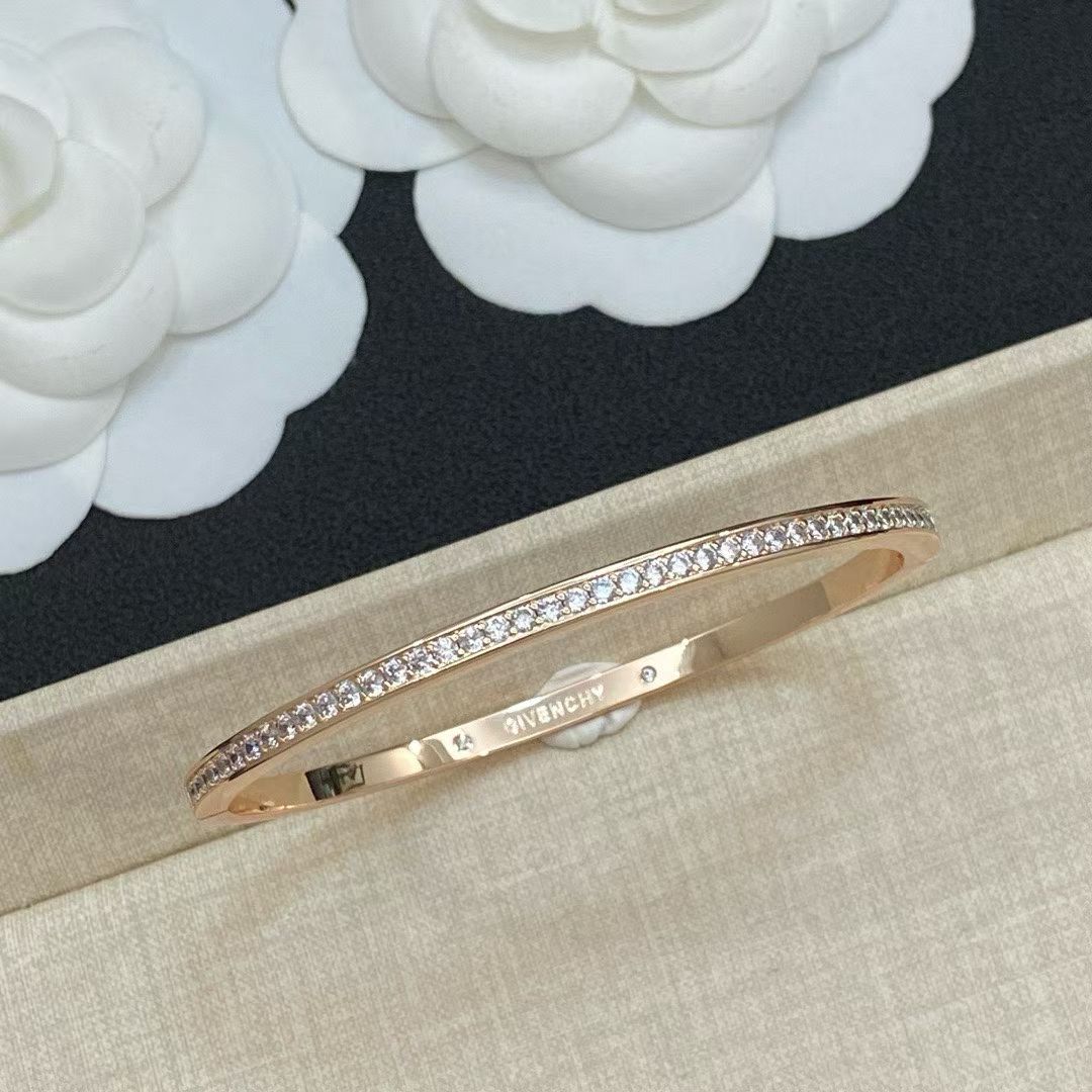 Givenchy Gemstone Bangle – Gold, Silver & Rose Gold Variants