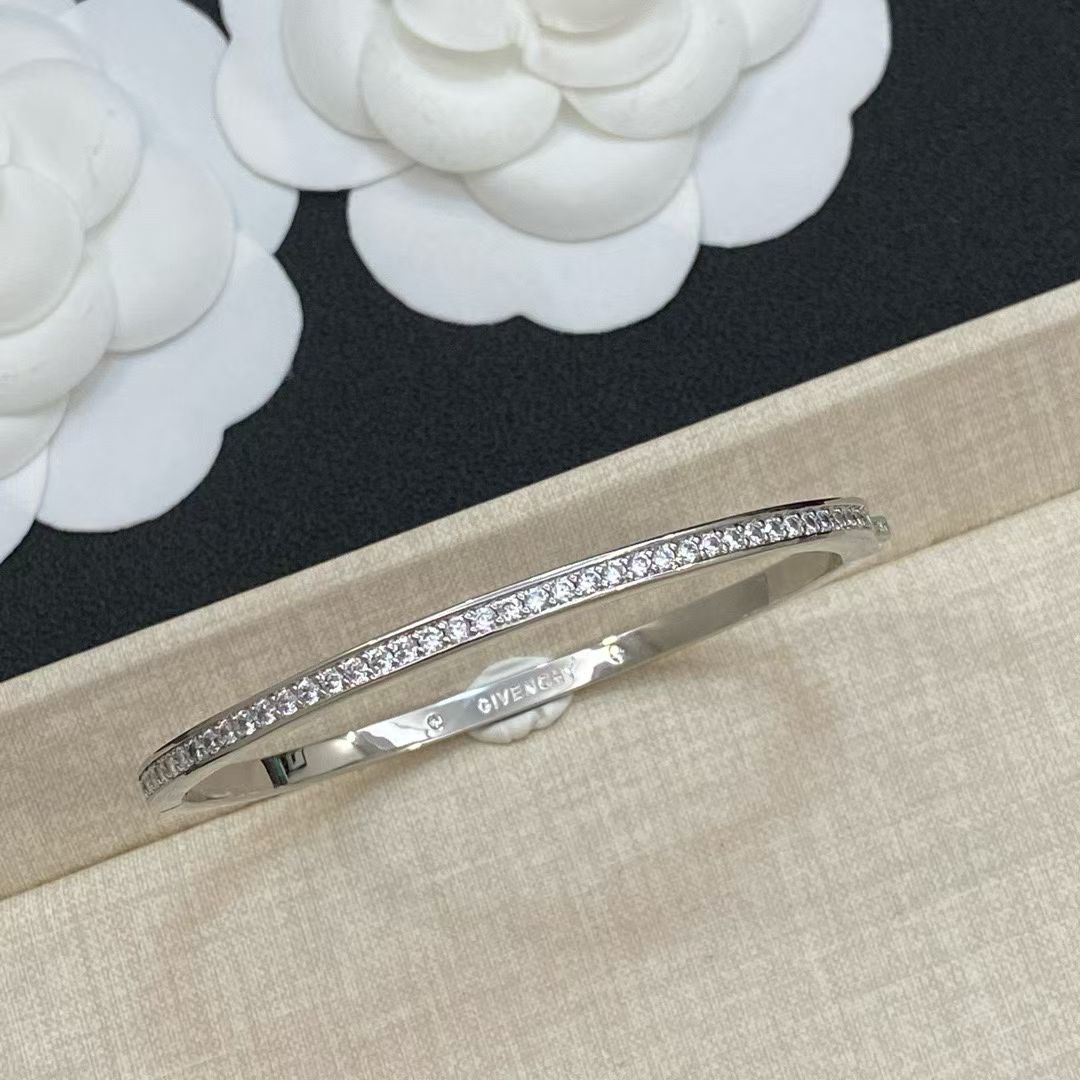 Givenchy Gemstone Bangle – Gold, Silver & Rose Gold Variants