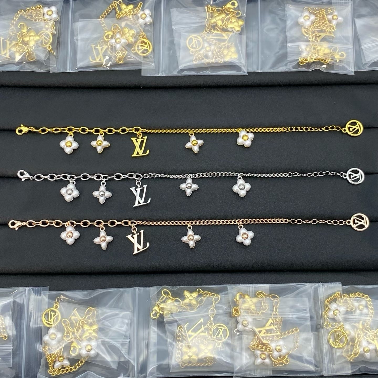 Louis Vuitton Mixed Metal Charm Bracelet – Gold, Silver & Two-Tone