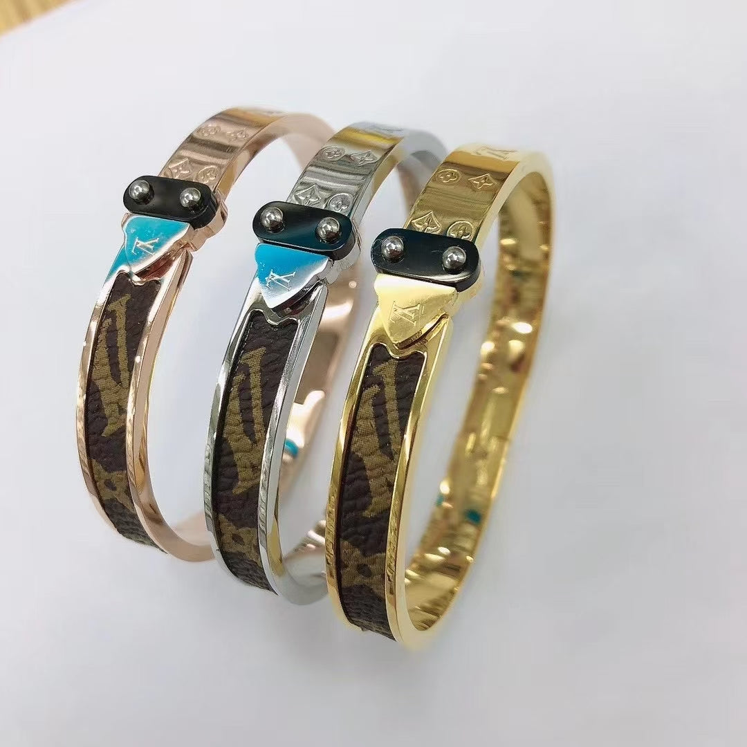 Louis Vuitton Monogram Shield Bracelet Trio