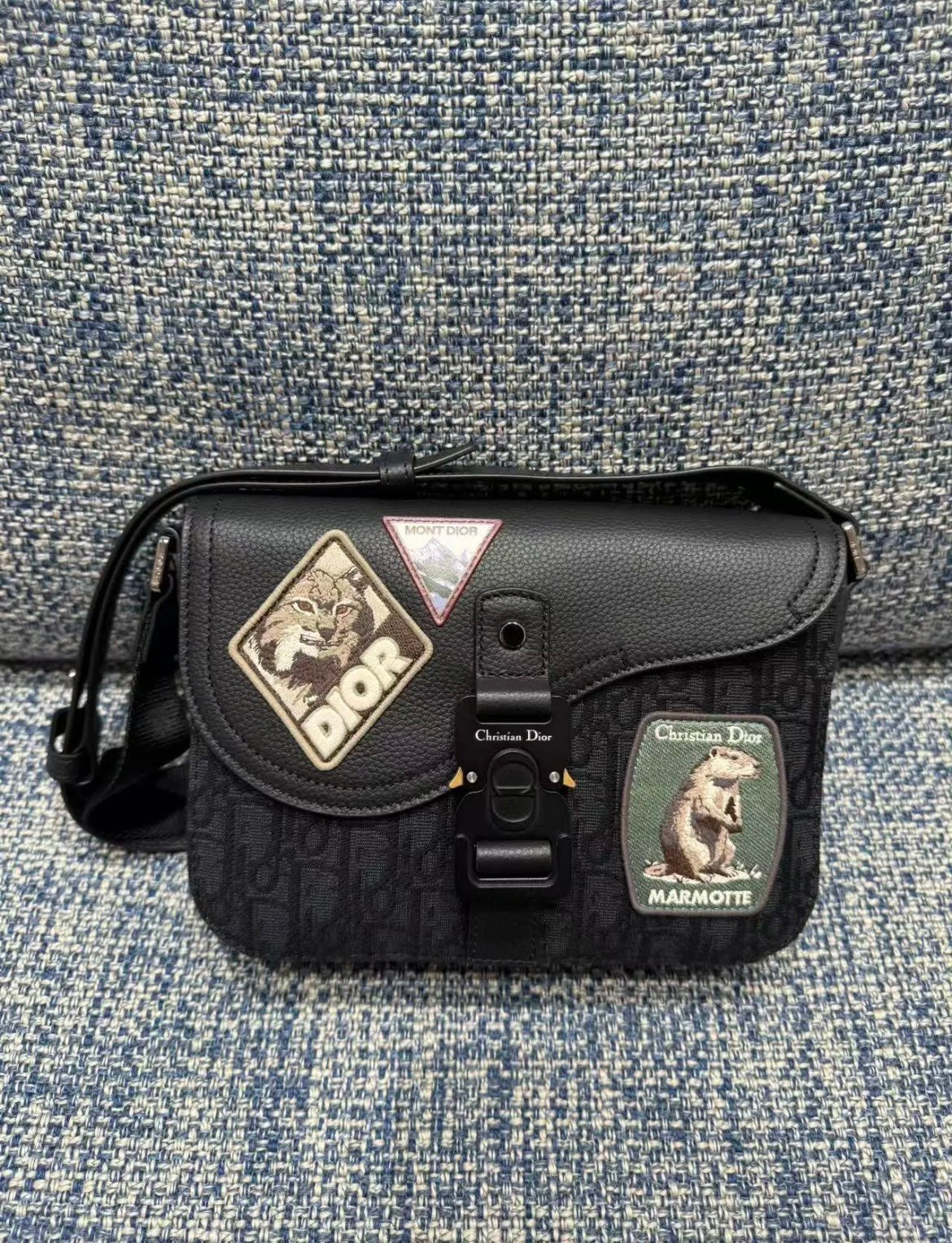 Christian Dior Explorer Shoulder Bag Collection – Patchwork Monogram Series