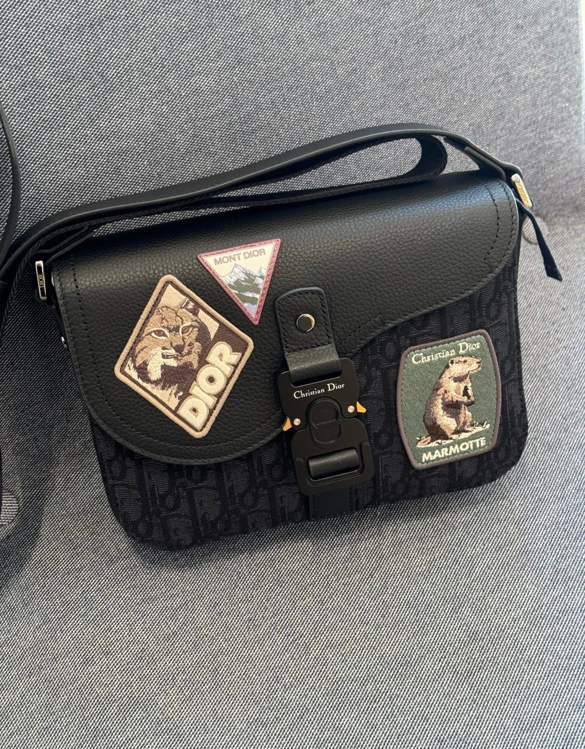 Christian Dior Explorer Shoulder Bag Collection – Patchwork Monogram Series