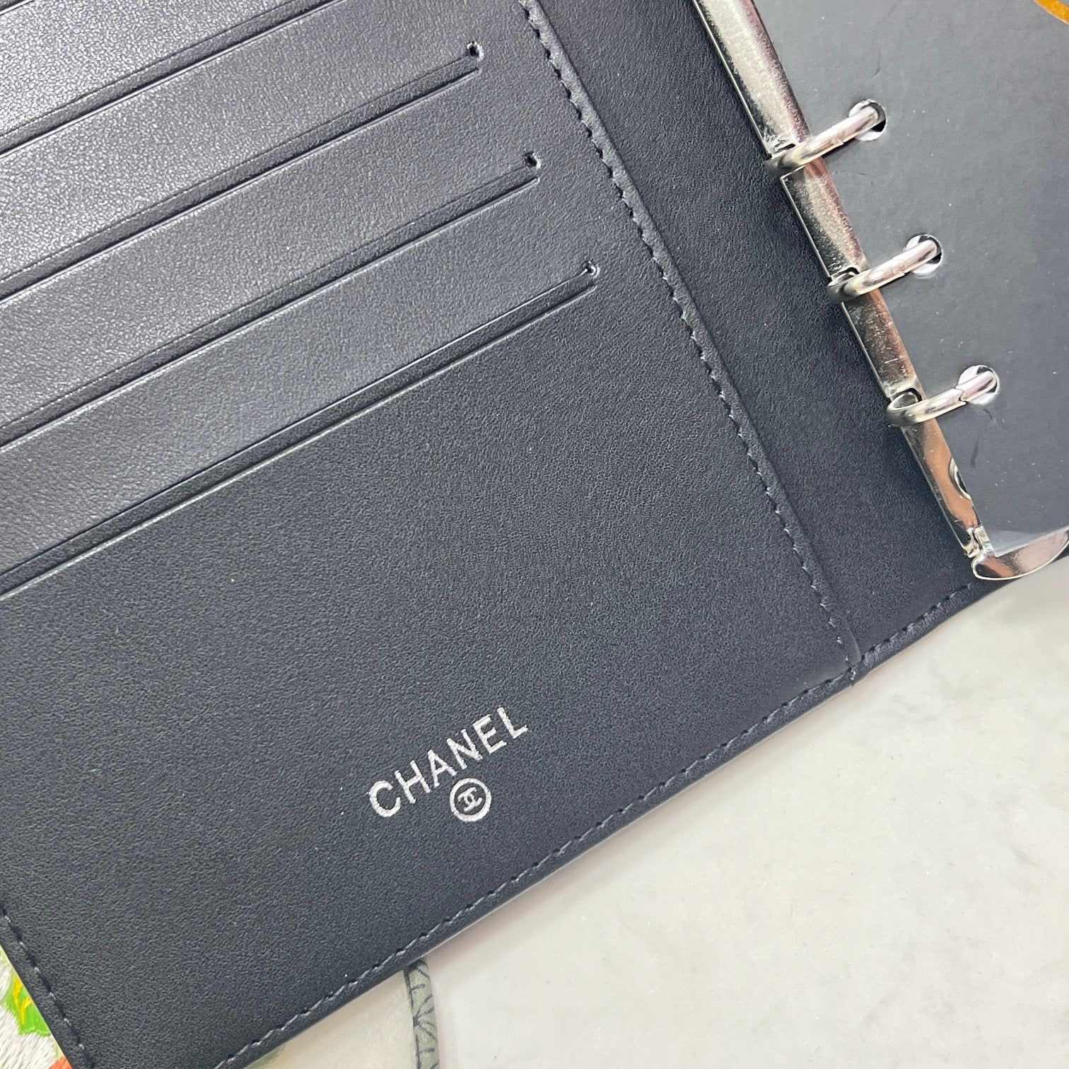 Chanel Quilted Agenda – Black Leather Edition