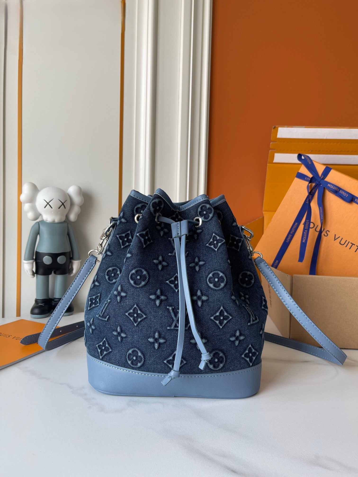 Louis Vuitton Monogram Denim Noé Bucket Bag