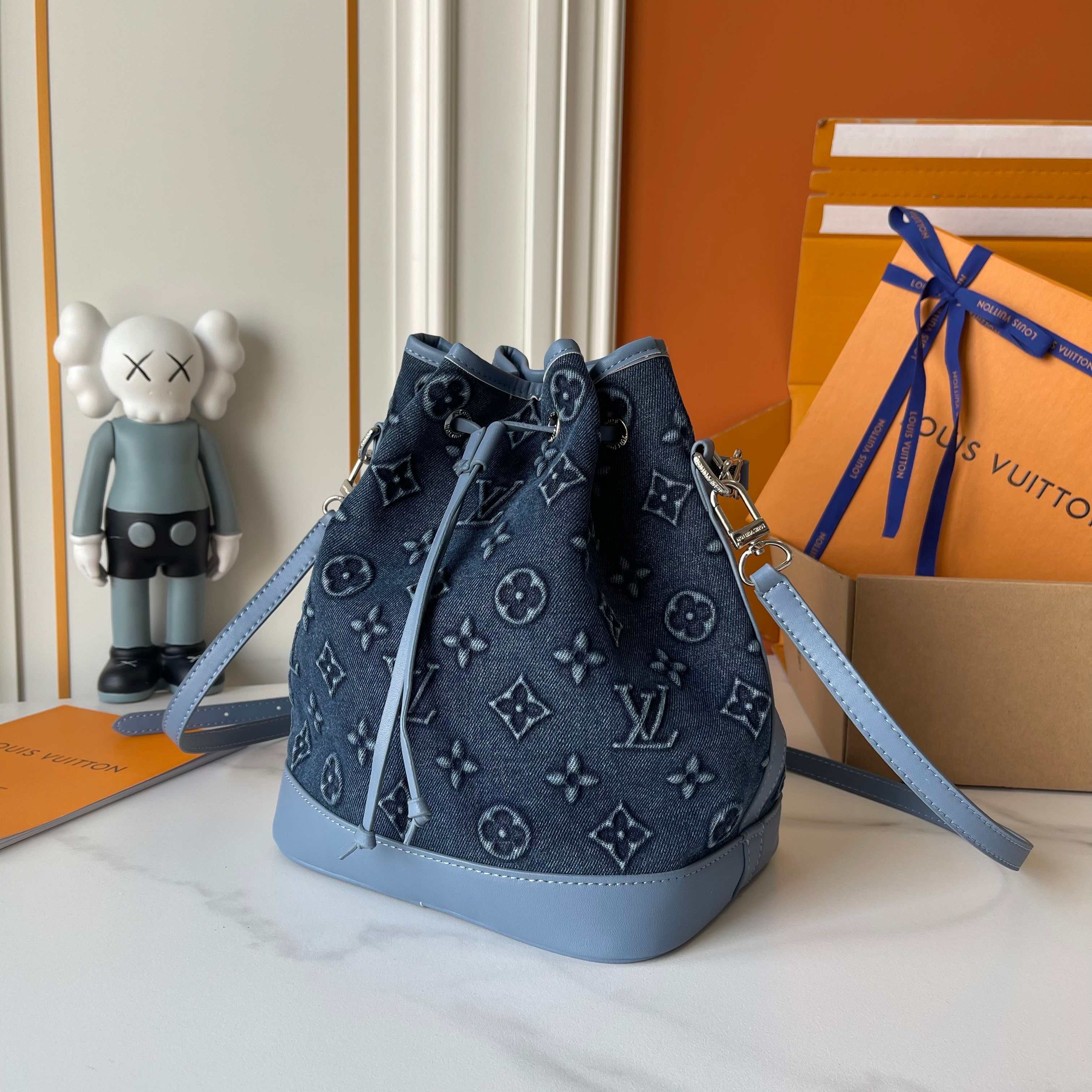 Louis Vuitton Monogram Denim Noé Bucket Bag