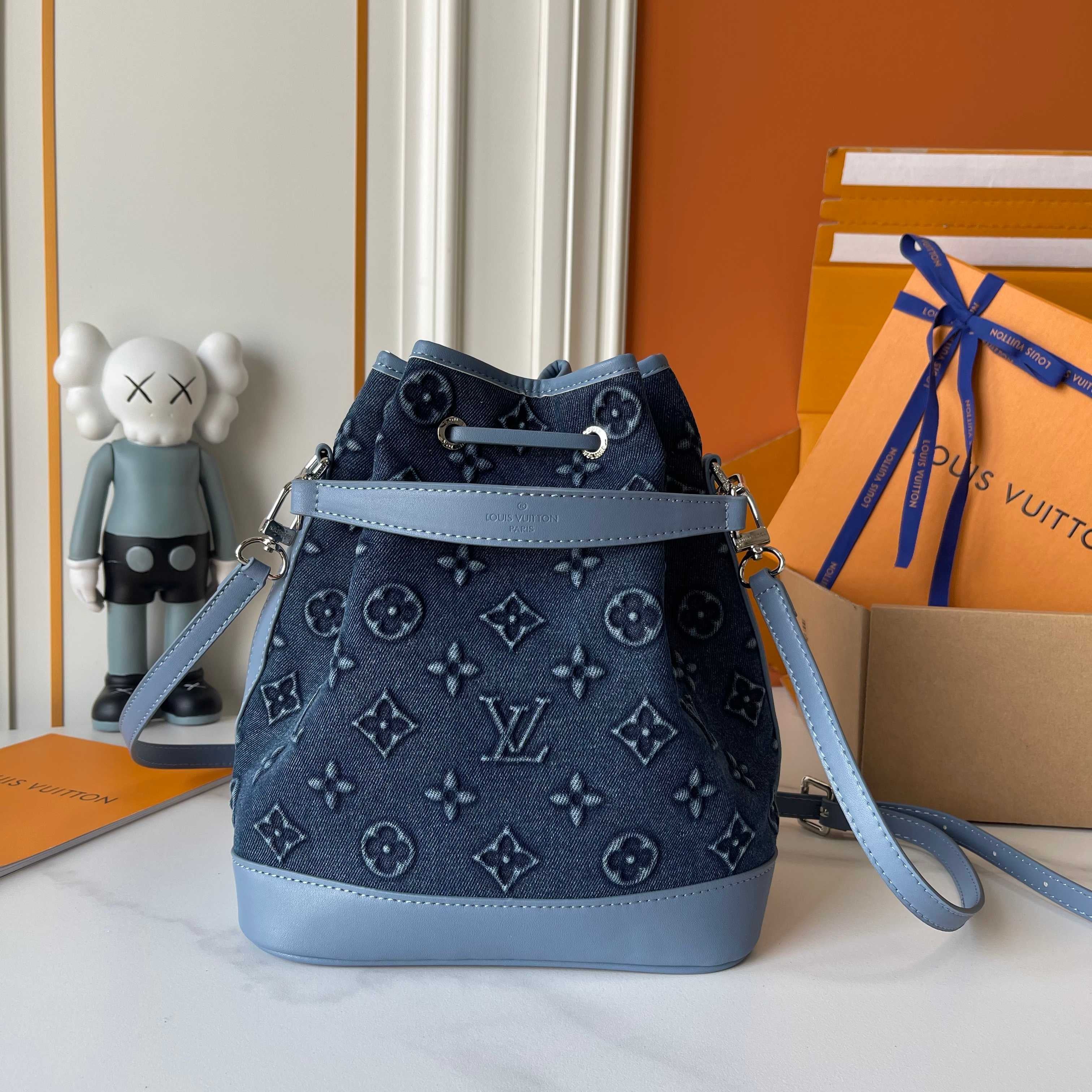 Louis Vuitton Monogram Denim Noé Bucket Bag
