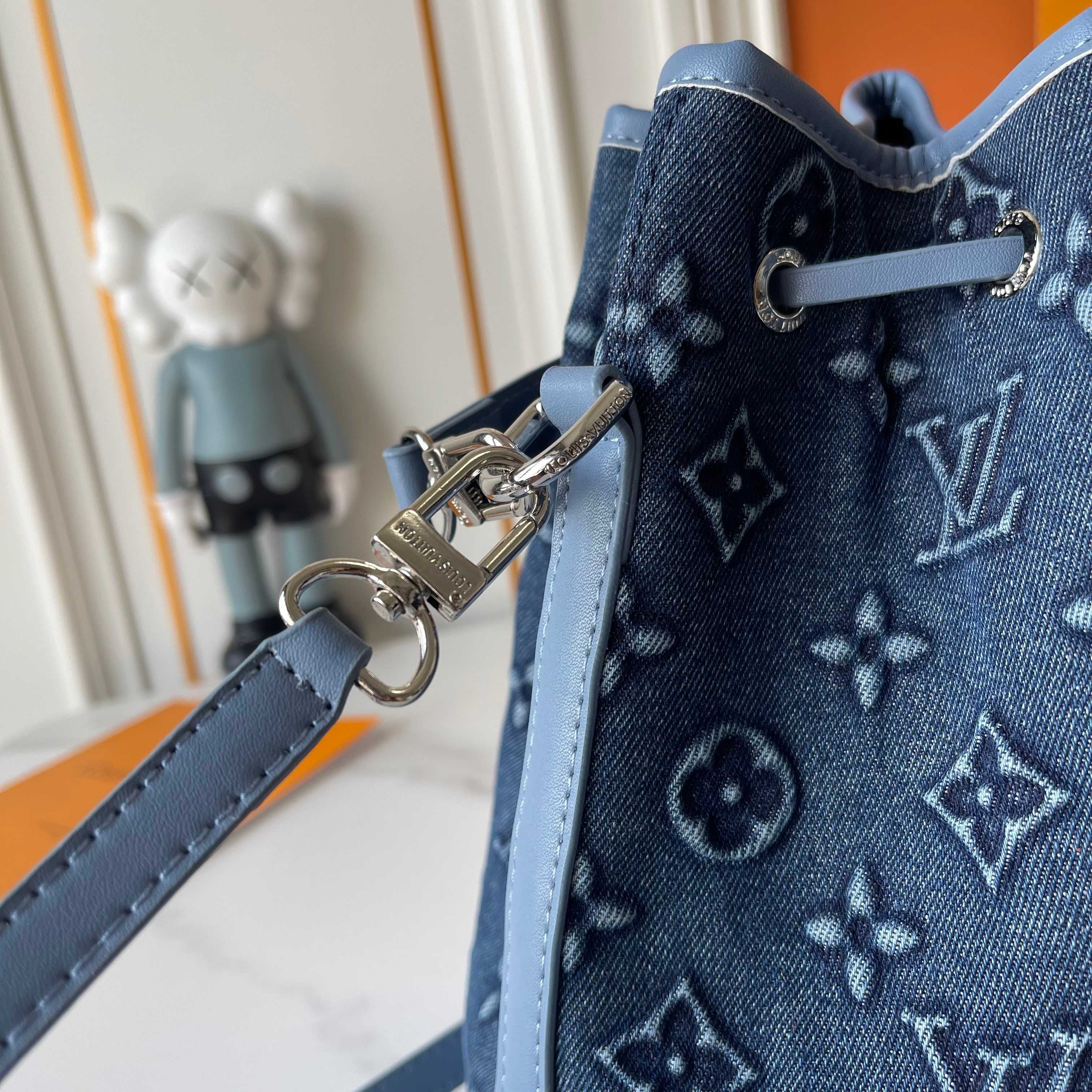 Louis Vuitton Monogram Denim Noé Bucket Bag
