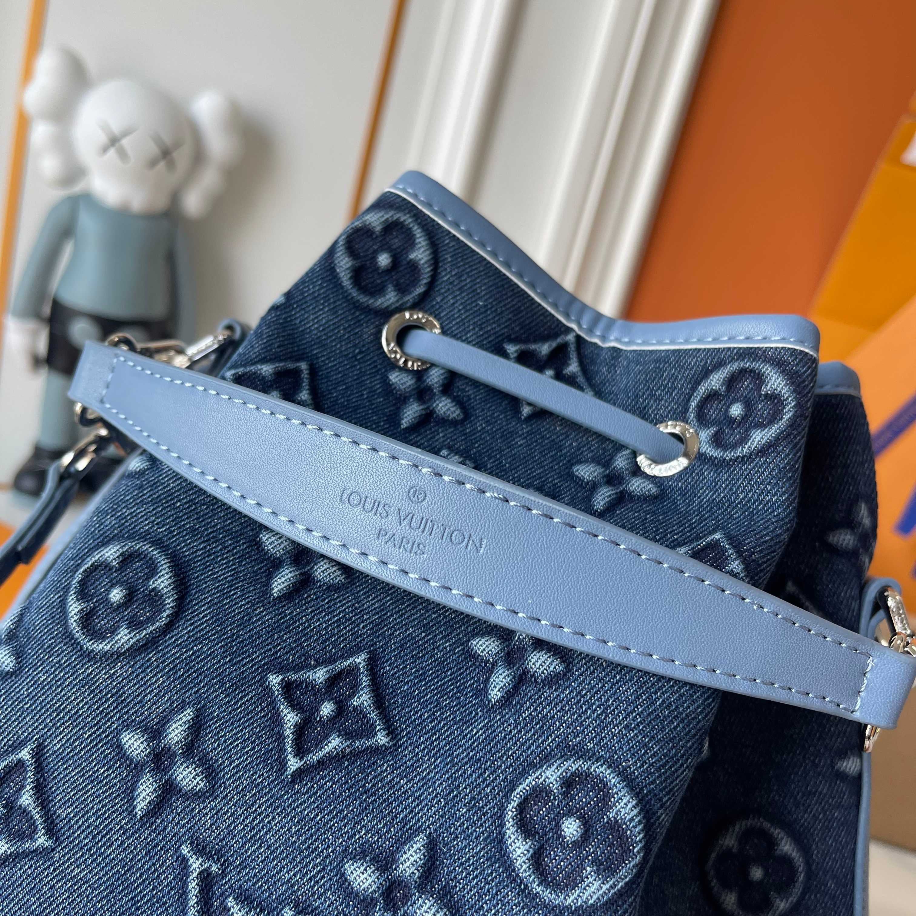Louis Vuitton Monogram Denim Noé Bucket Bag