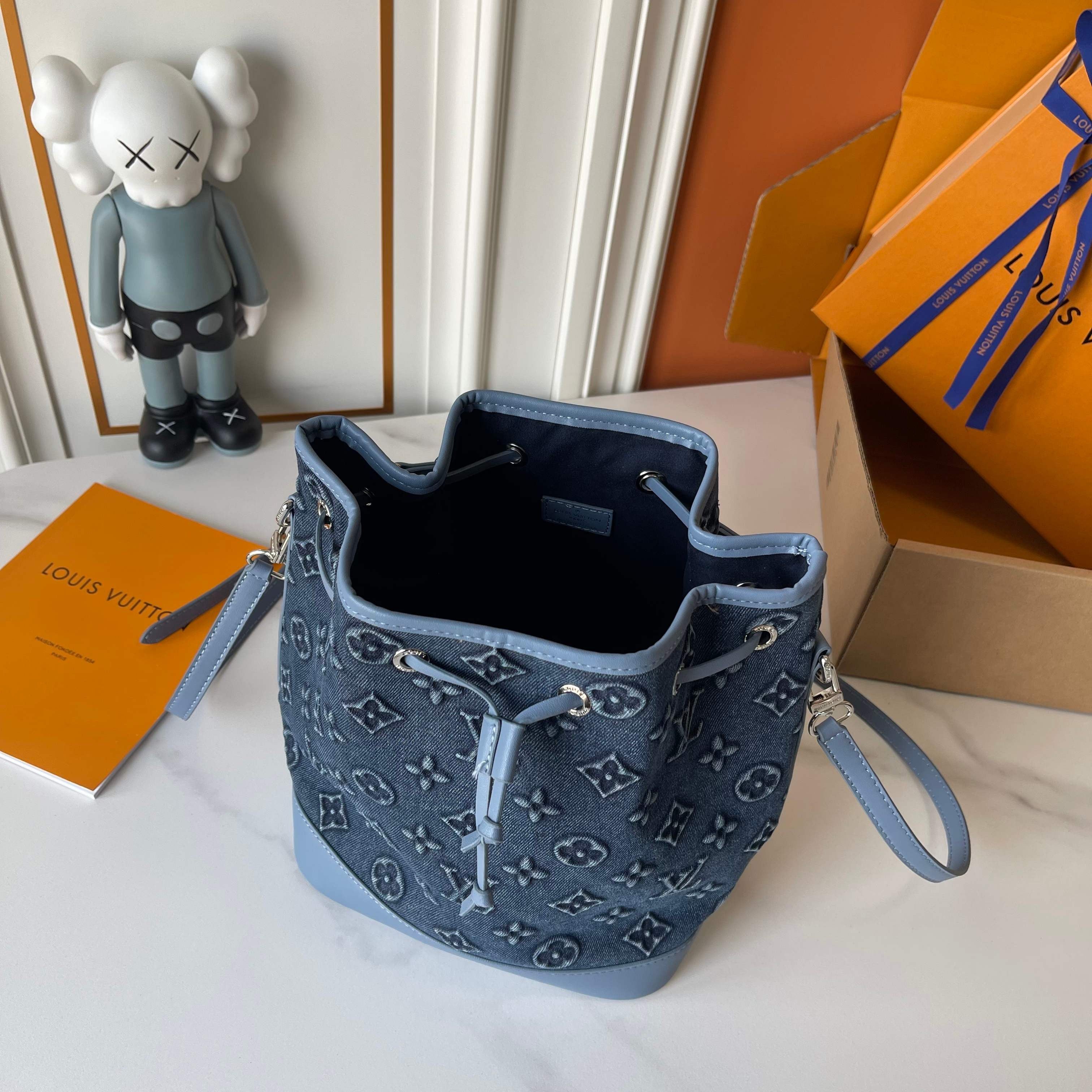 Louis Vuitton Monogram Denim Noé Bucket Bag