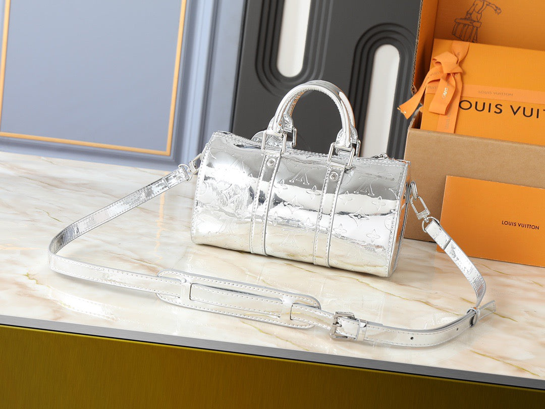 Louis Vuitton Monogram Mirror Alma BB – Silver Edition