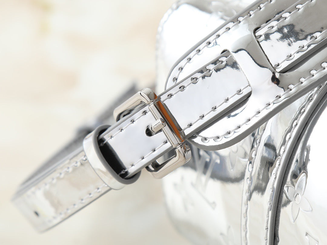 Louis Vuitton Monogram Mirror Alma BB – Silver Edition