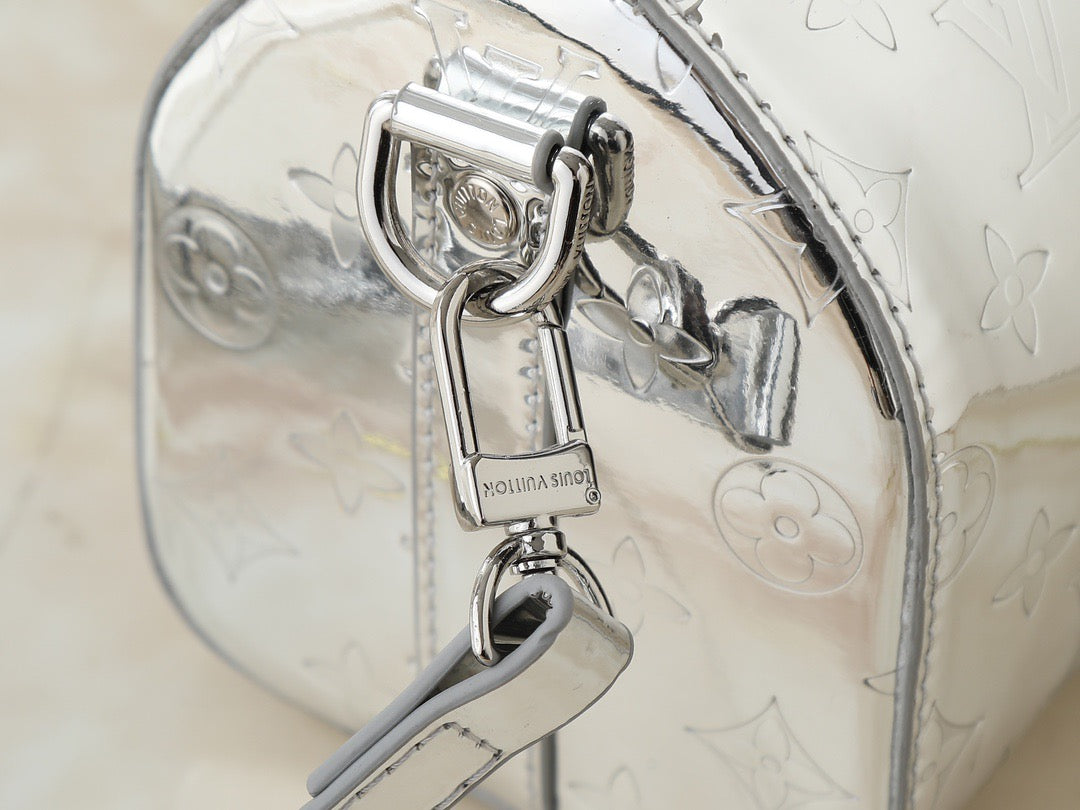 Louis Vuitton Monogram Mirror Alma BB – Silver Edition