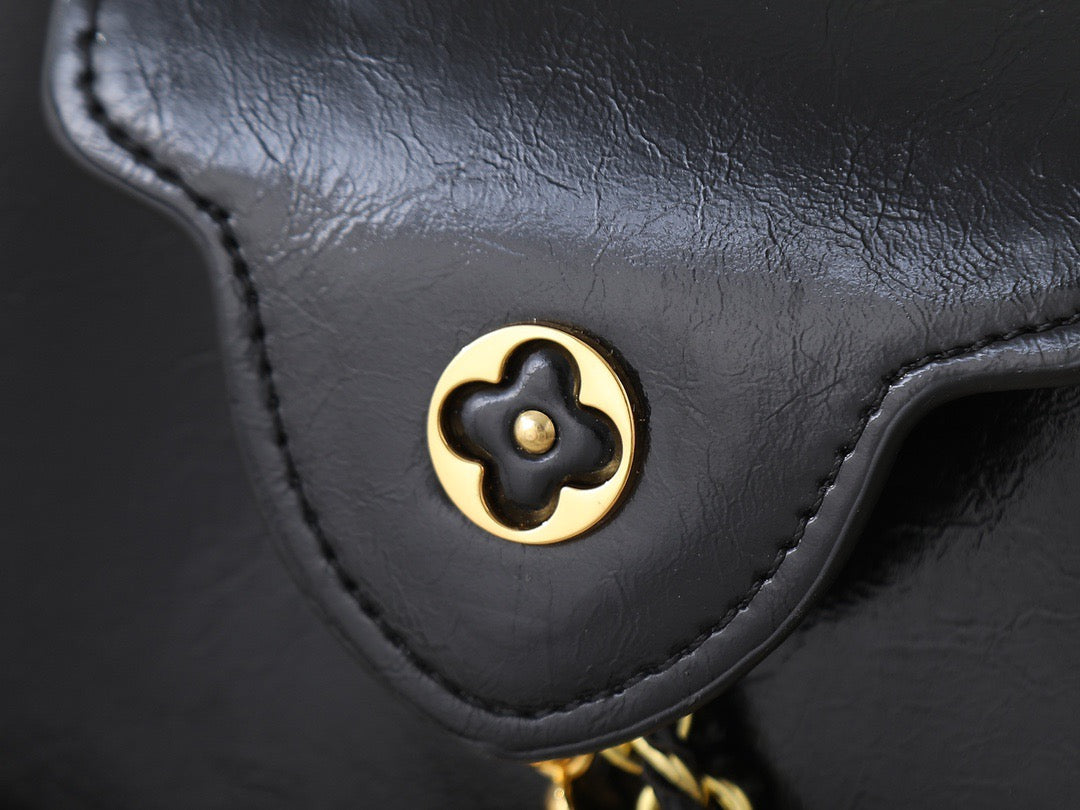 Louis Vuitton Metallic Logo Handbag Collection – Dual Size Luxe Series