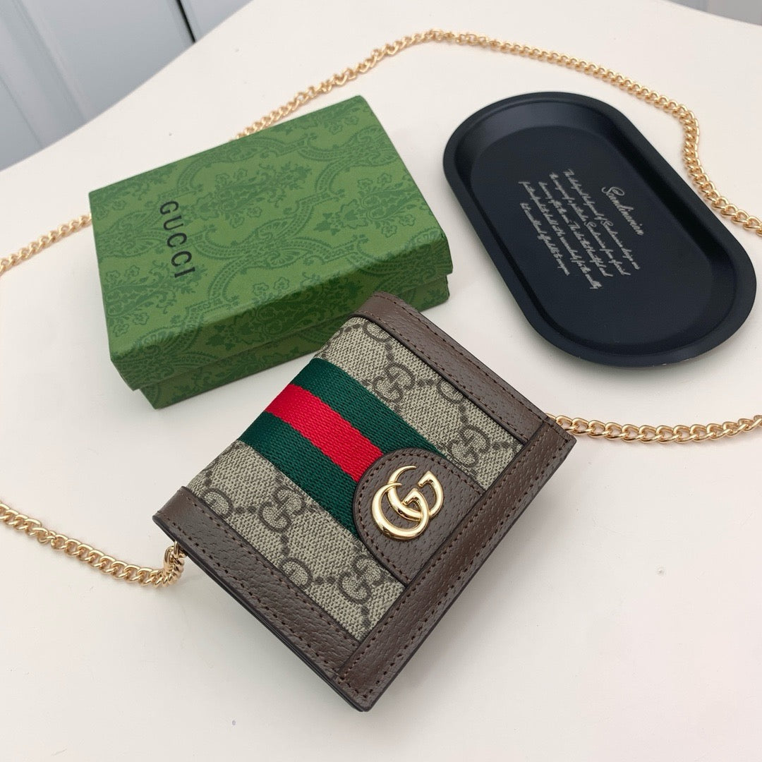 Gucci GG Supreme Chain Wallet