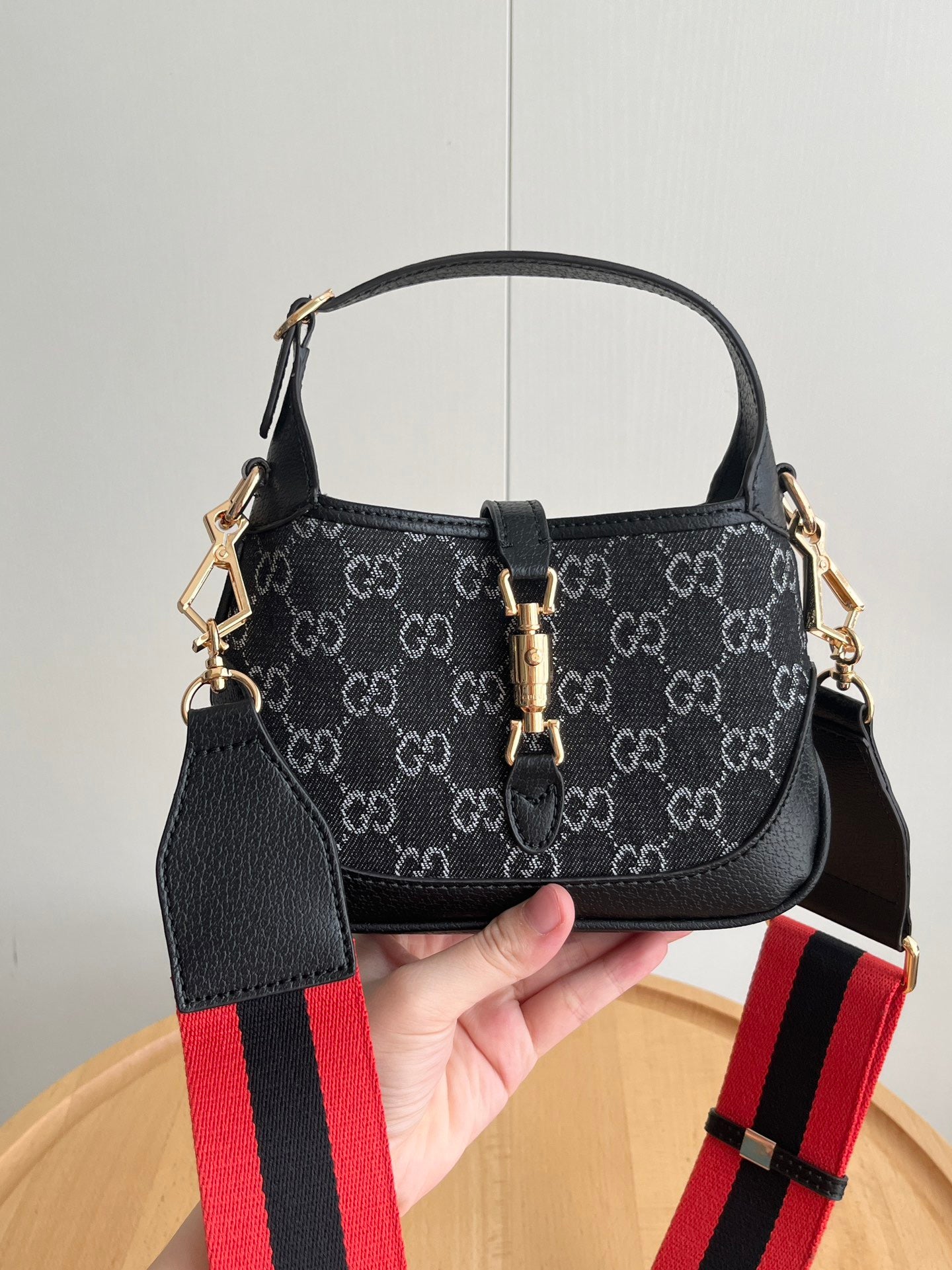 Gucci GG Monogram Horsebit Handbag – Mini & Medium Sizes