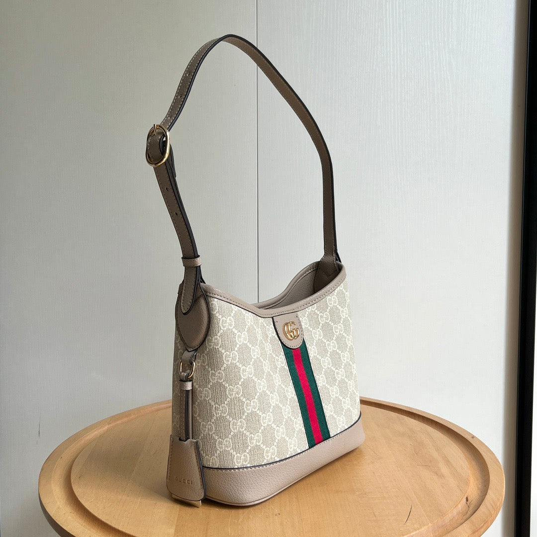 Gucci GG Stripe Shoulder Bag Collection