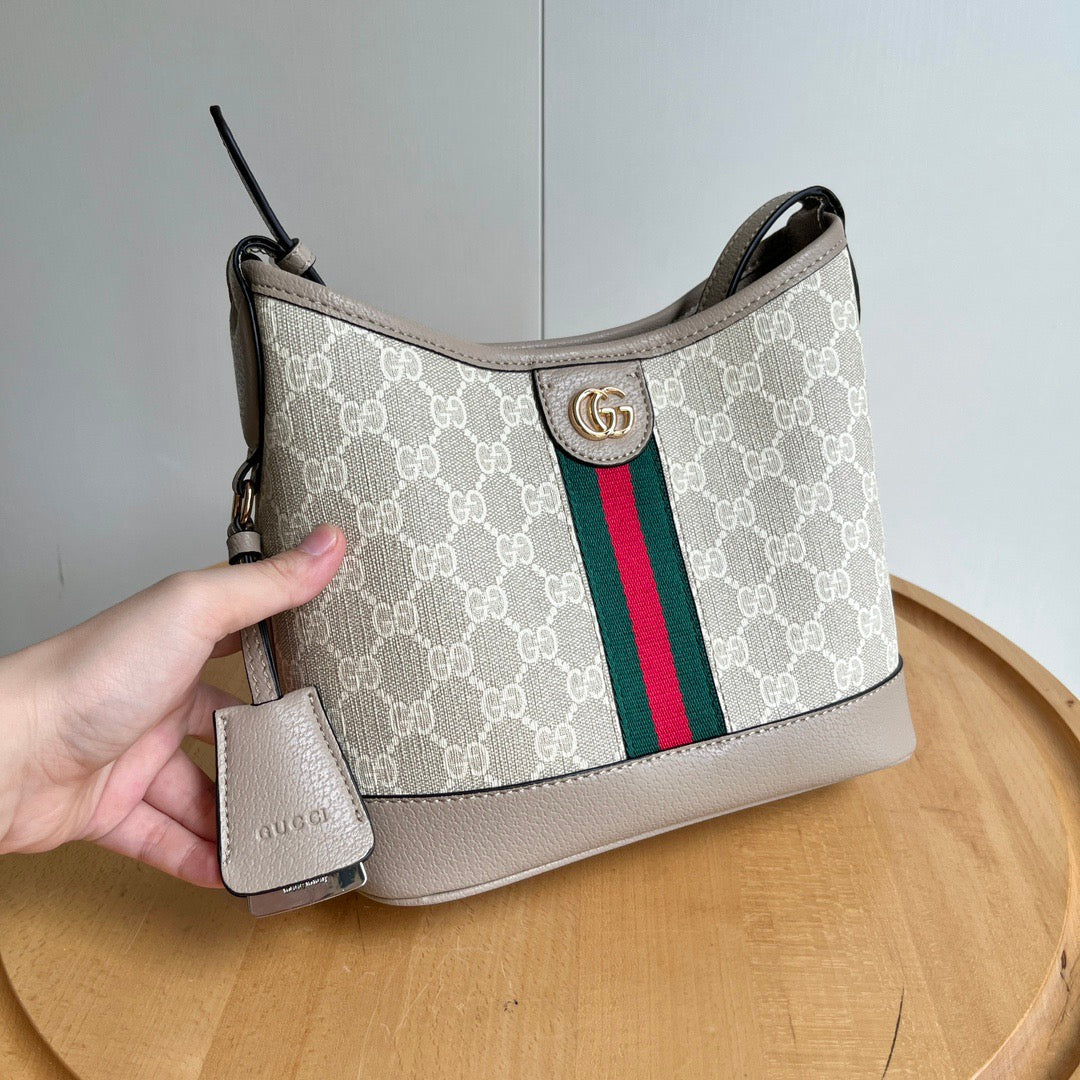 Gucci GG Stripe Shoulder Bag Collection