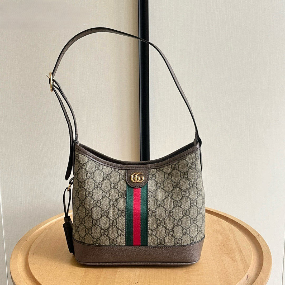 Gucci GG Stripe Shoulder Bag Collection