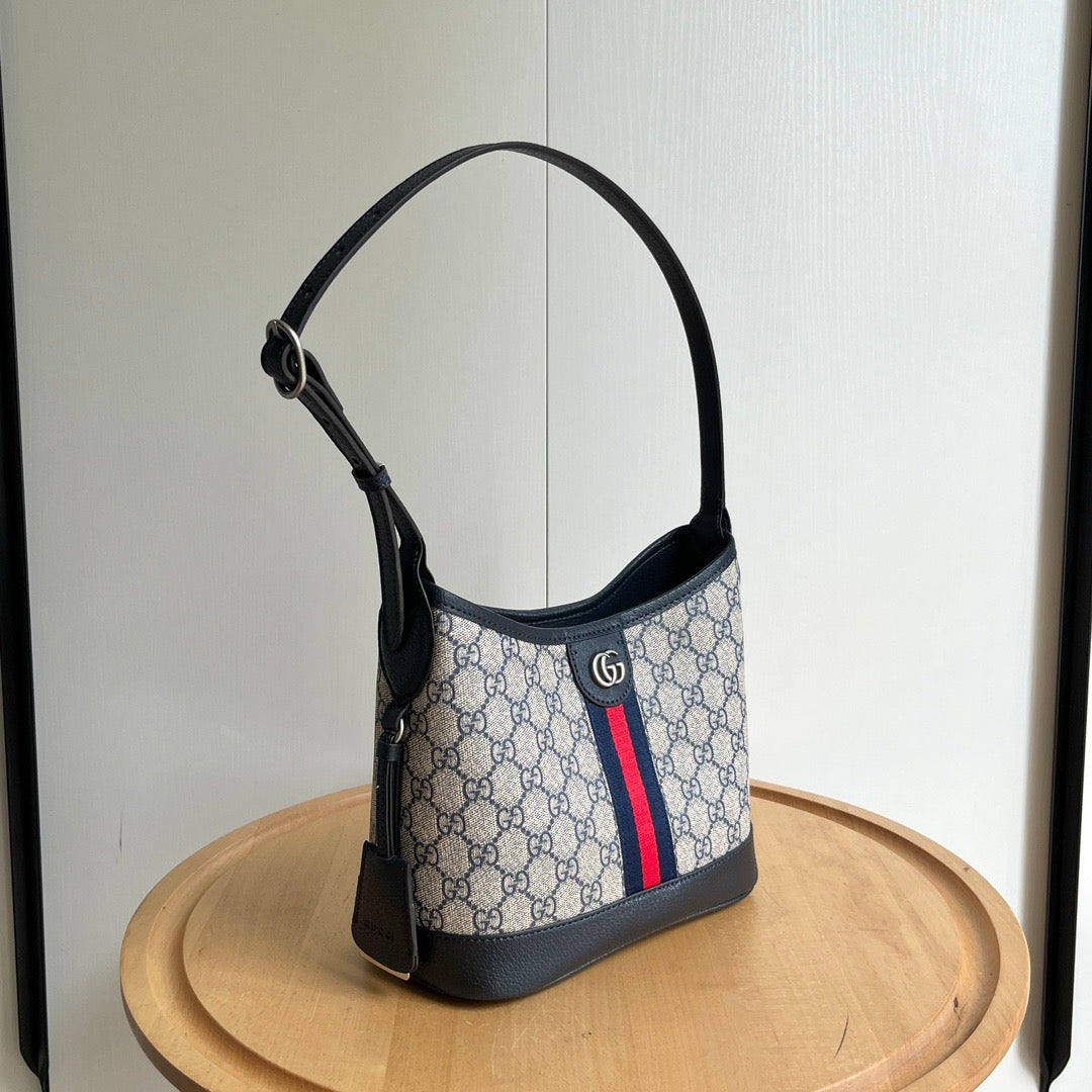 Gucci GG Stripe Shoulder Bag Collection