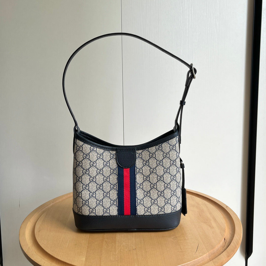 Gucci GG Stripe Shoulder Bag Collection