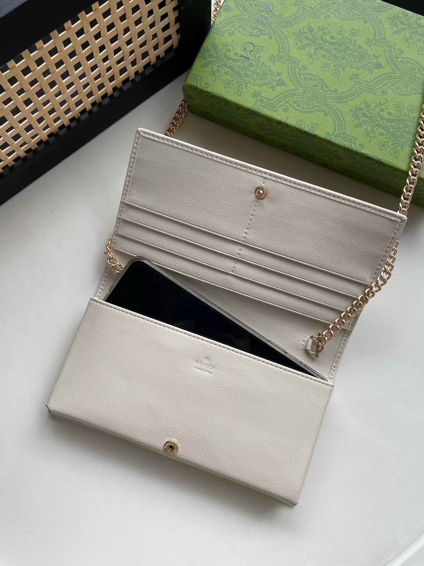 Gucci GG Monogram Wallet & Clutch Collection