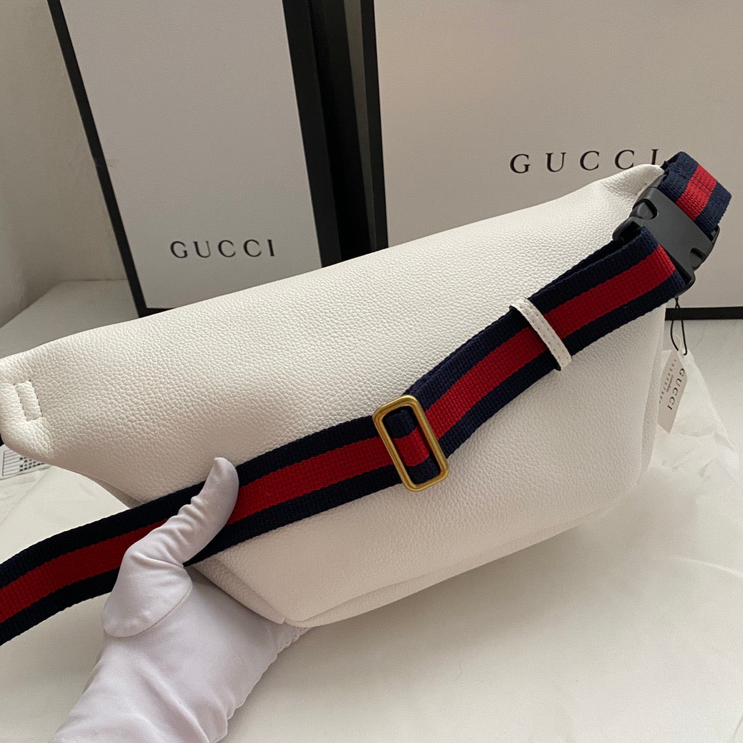 Gucci Logo Belt Bag – Red, White & Black Variants