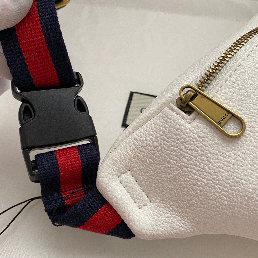 Gucci Logo Belt Bag – Red, White & Black Variants