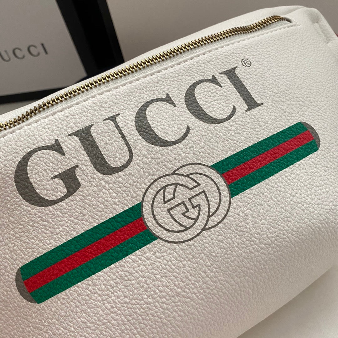 Gucci Logo Belt Bag – Red, White & Black Variants