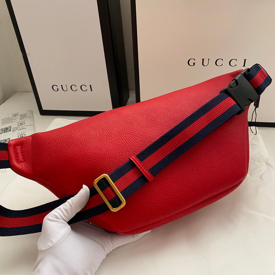 Gucci Logo Belt Bag – Red, White & Black Variants