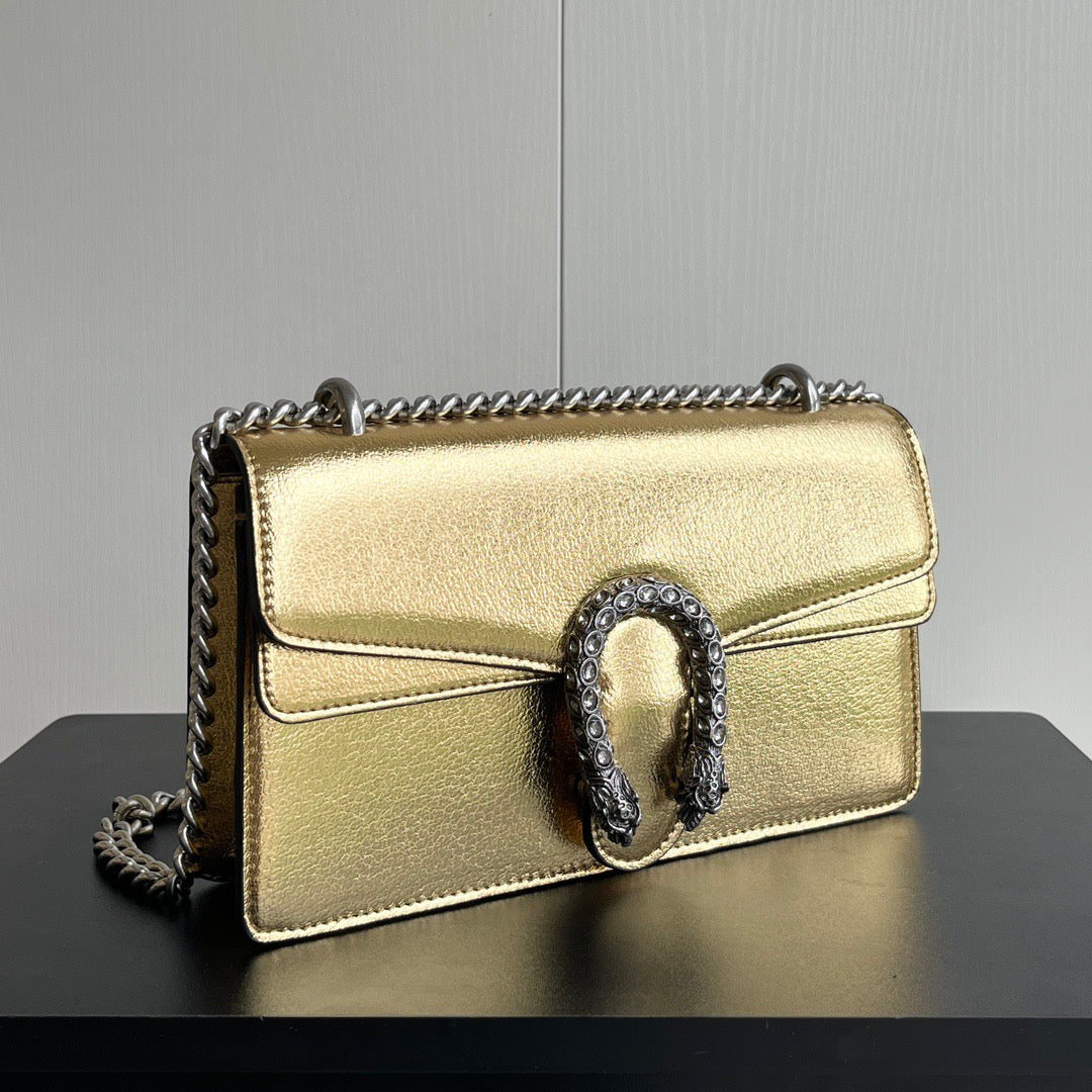 Gucci Dionysus Leather Shoulder Bag Collection