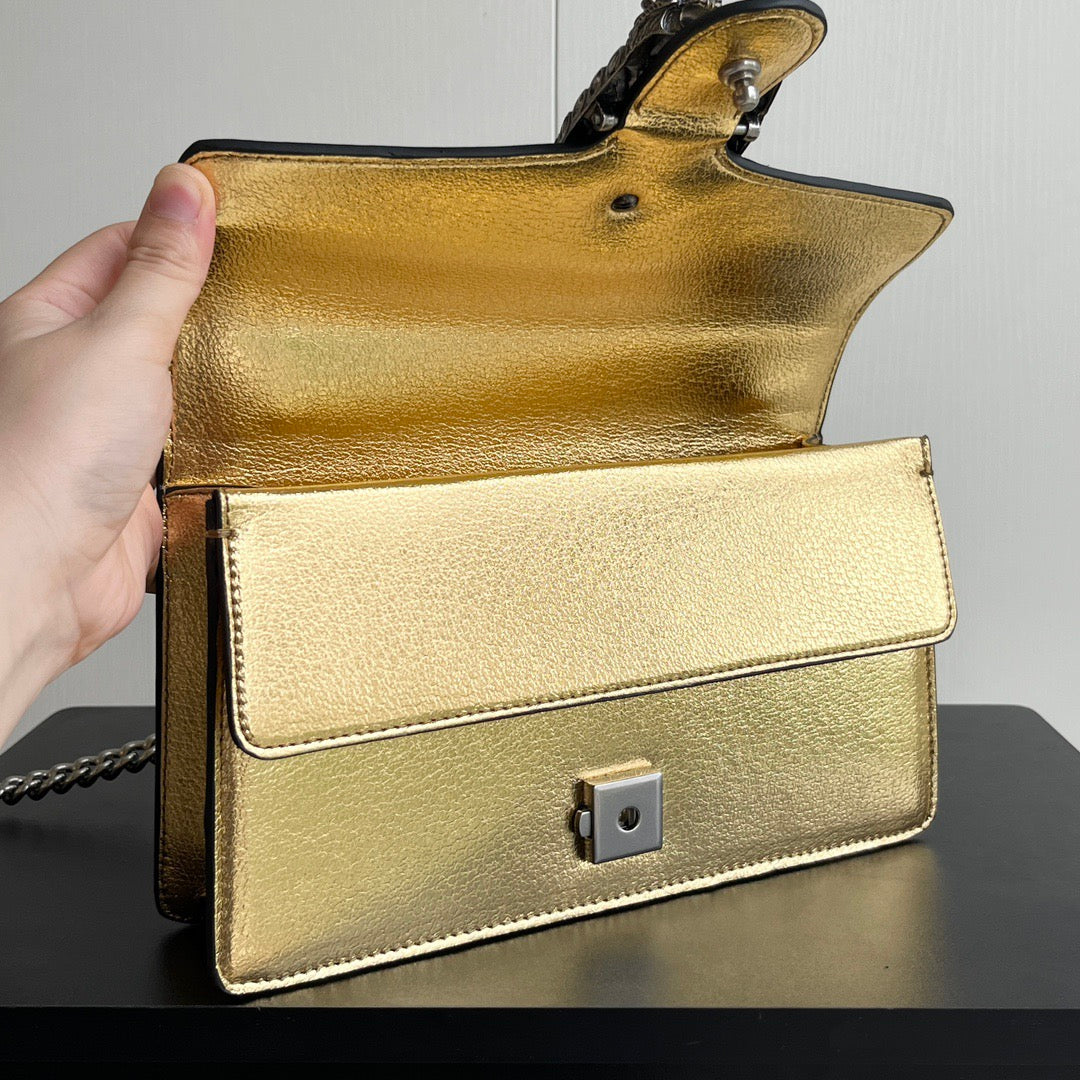 Gucci Dionysus Leather Shoulder Bag Collection
